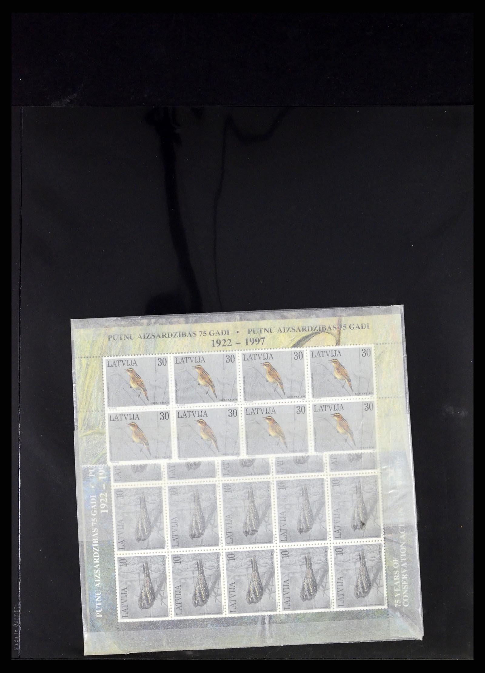 37312 064 - Postzegelverzameling 37312 Letland en Litouwen 1990-2000.