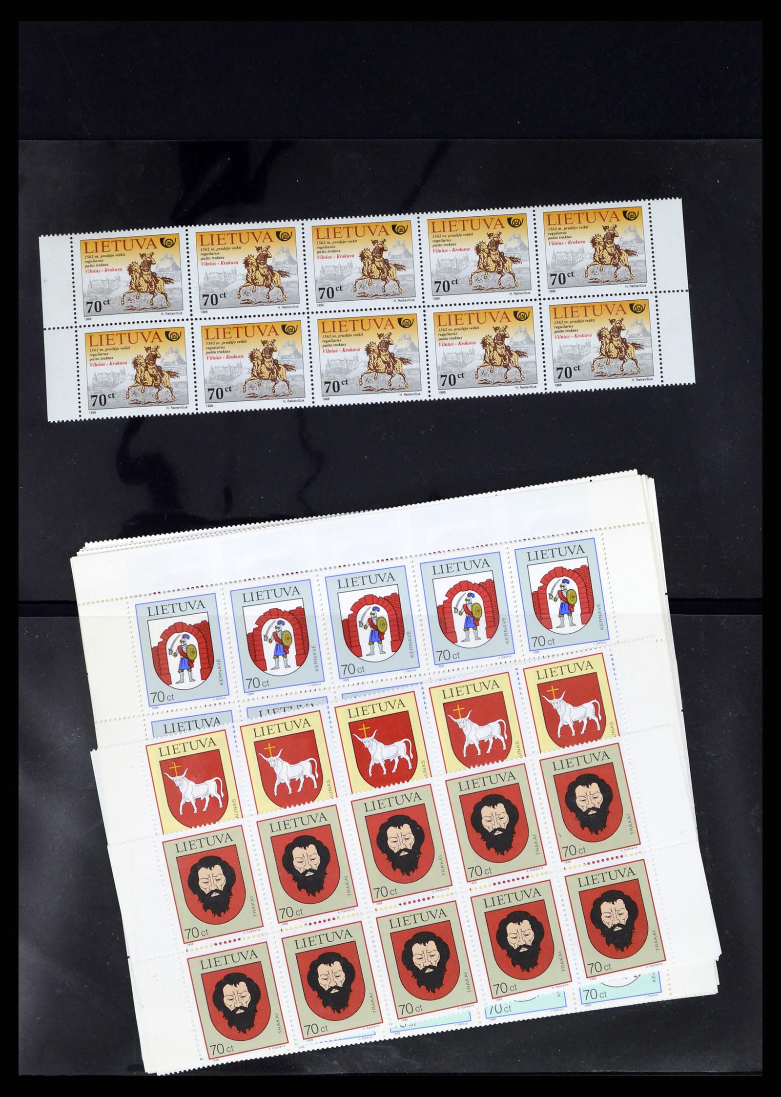 37312 091 - Postzegelverzameling 37312 Letland en Litouwen 1990-2000.