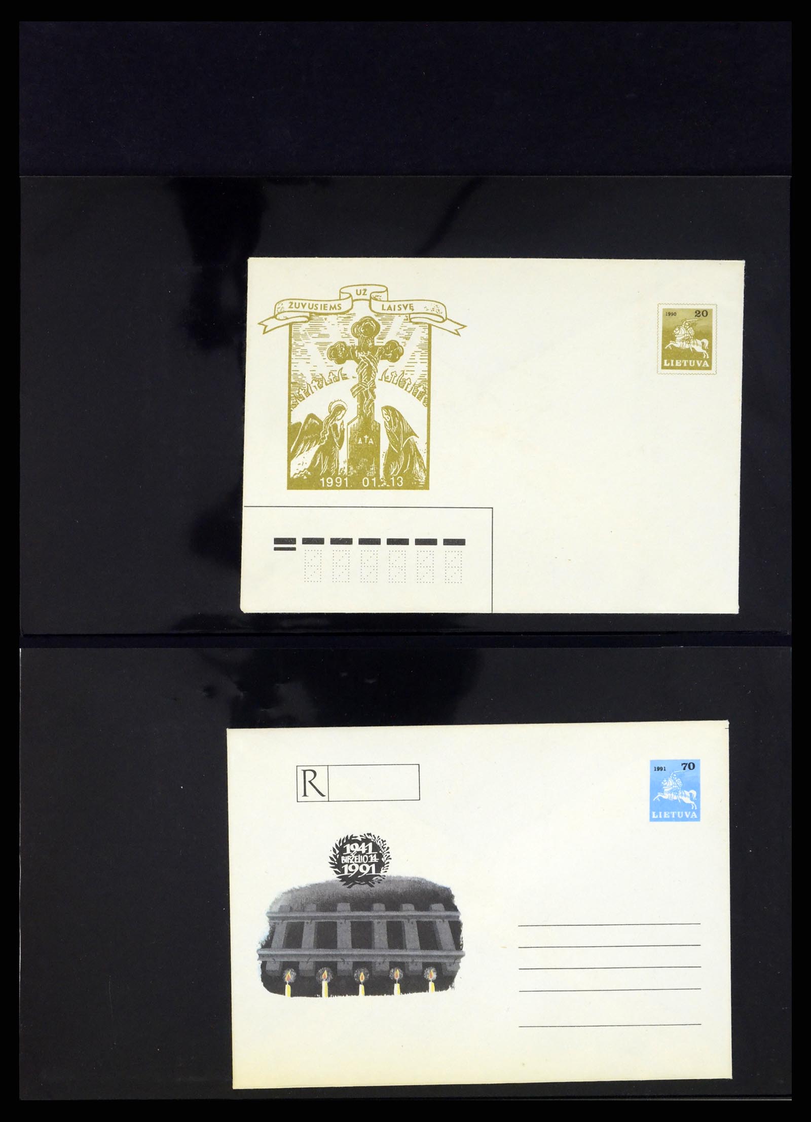 37312 142 - Postzegelverzameling 37312 Letland en Litouwen 1990-2000.