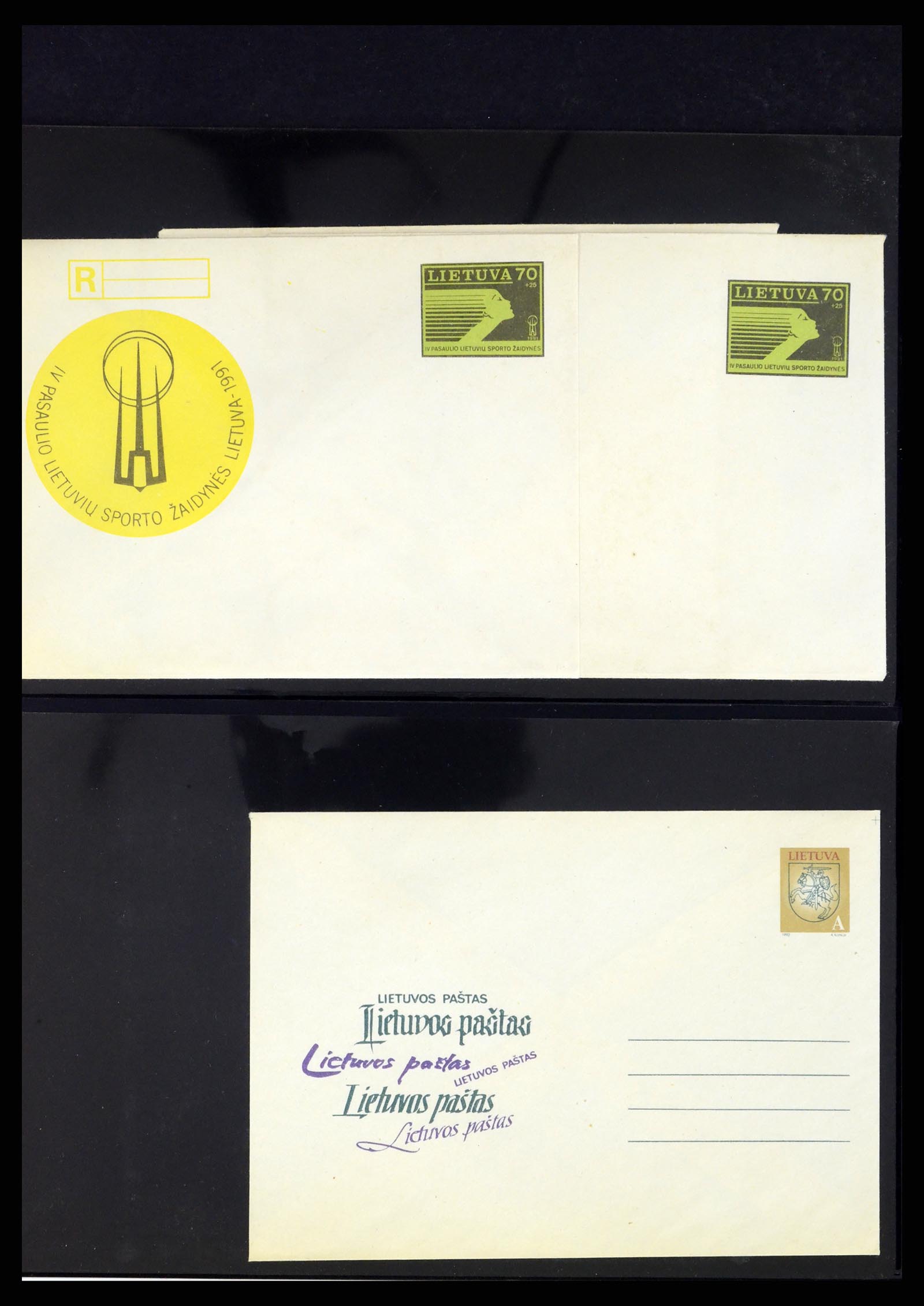 37312 144 - Postzegelverzameling 37312 Letland en Litouwen 1990-2000.