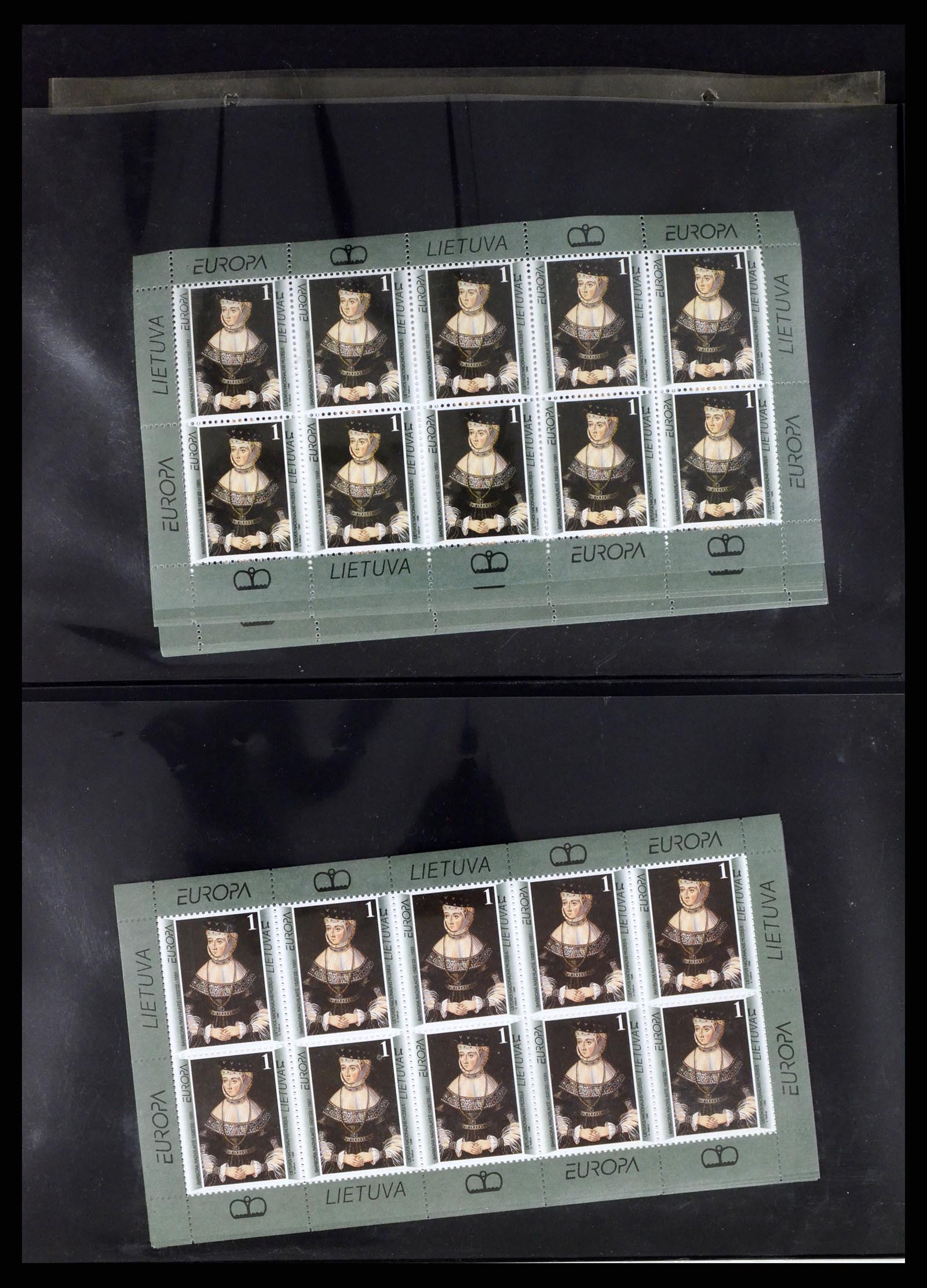 37312 148 - Postzegelverzameling 37312 Letland en Litouwen 1990-2000.