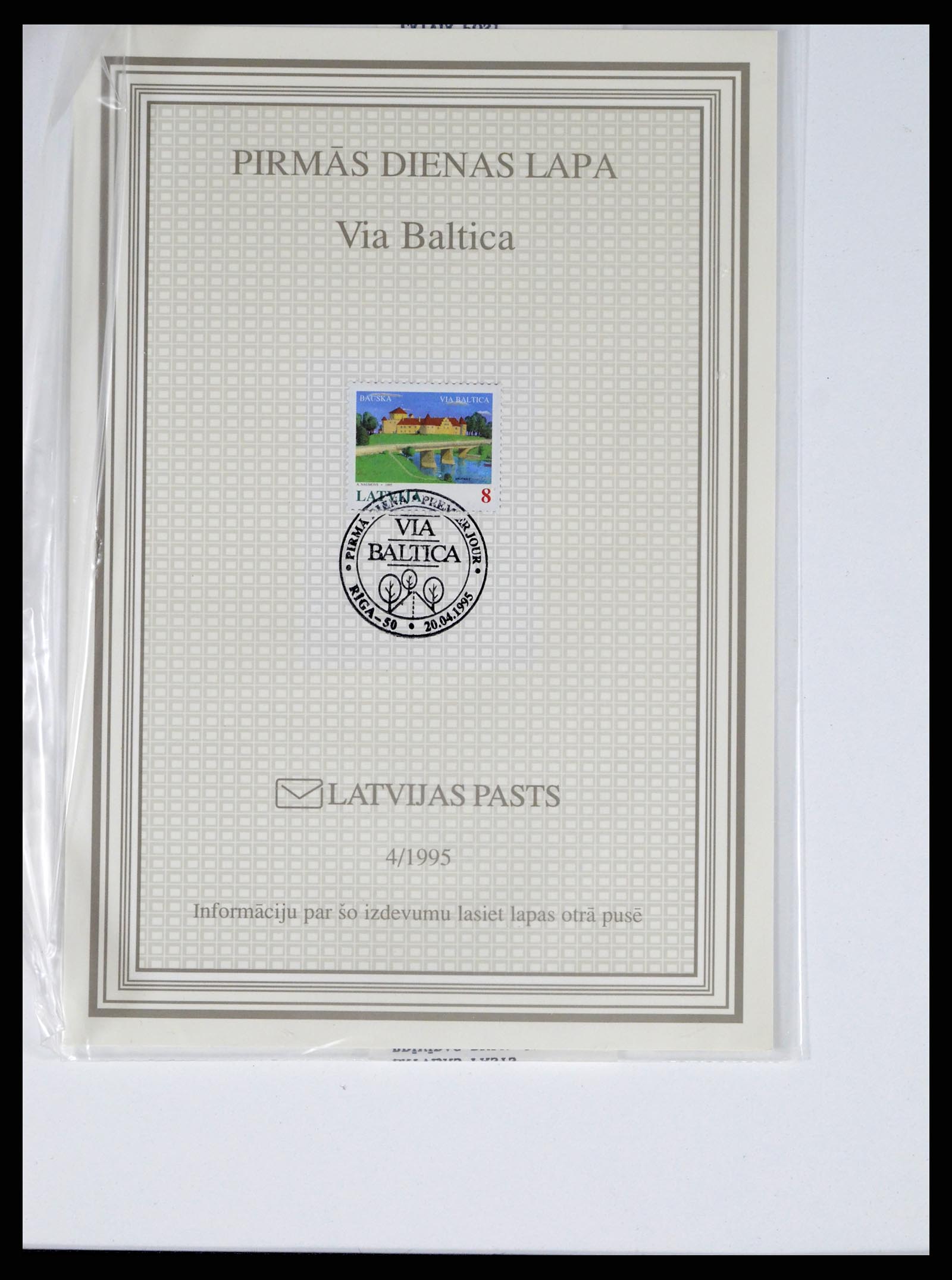 37312 154 - Postzegelverzameling 37312 Letland en Litouwen 1990-2000.