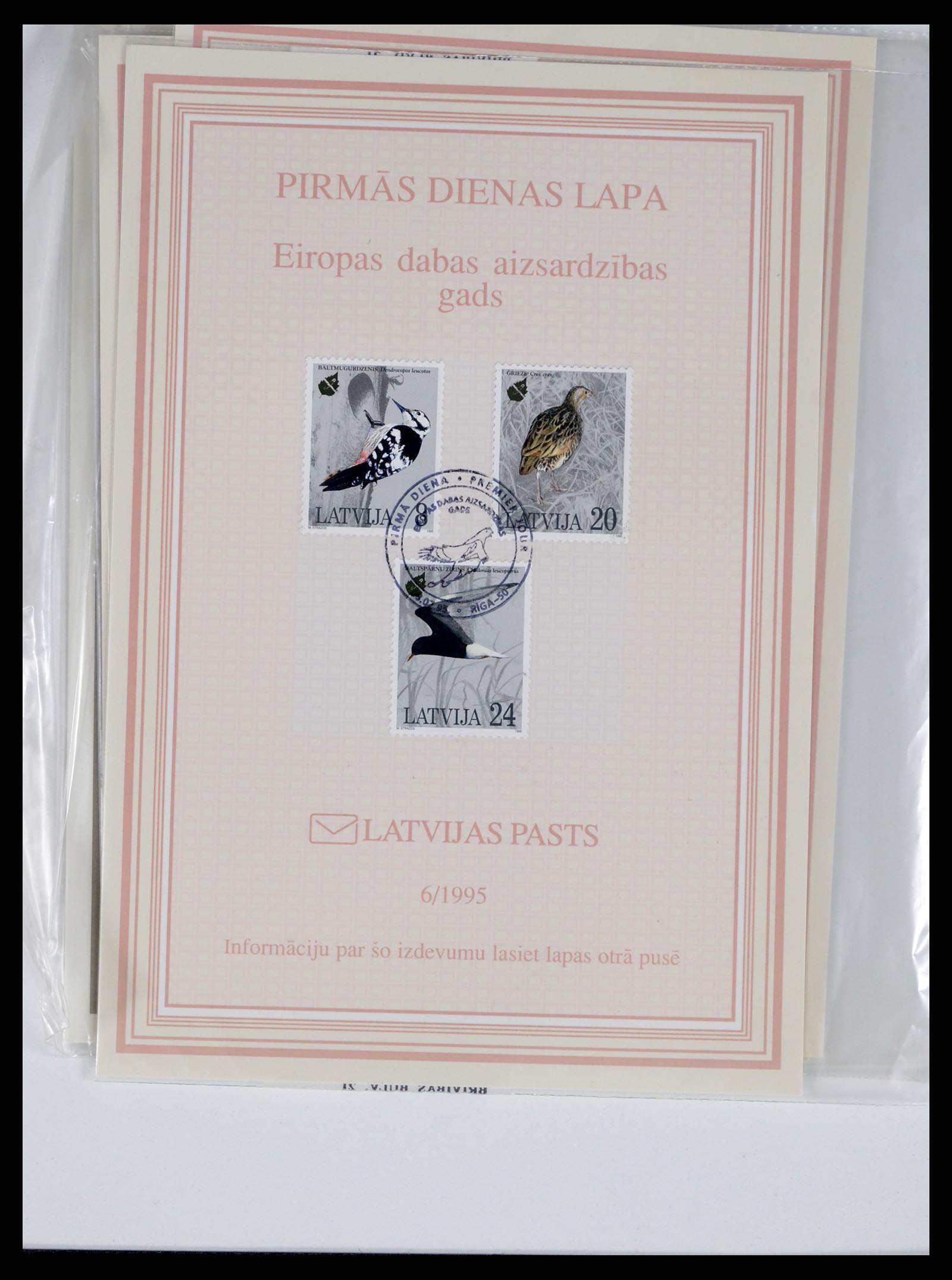 37312 157 - Postzegelverzameling 37312 Letland en Litouwen 1990-2000.