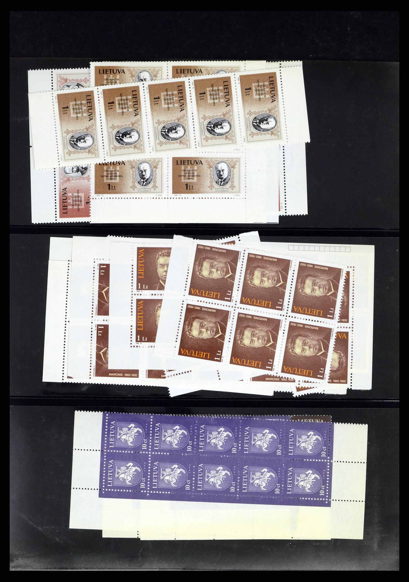37312 163 - Postzegelverzameling 37312 Letland en Litouwen 1990-2000.
