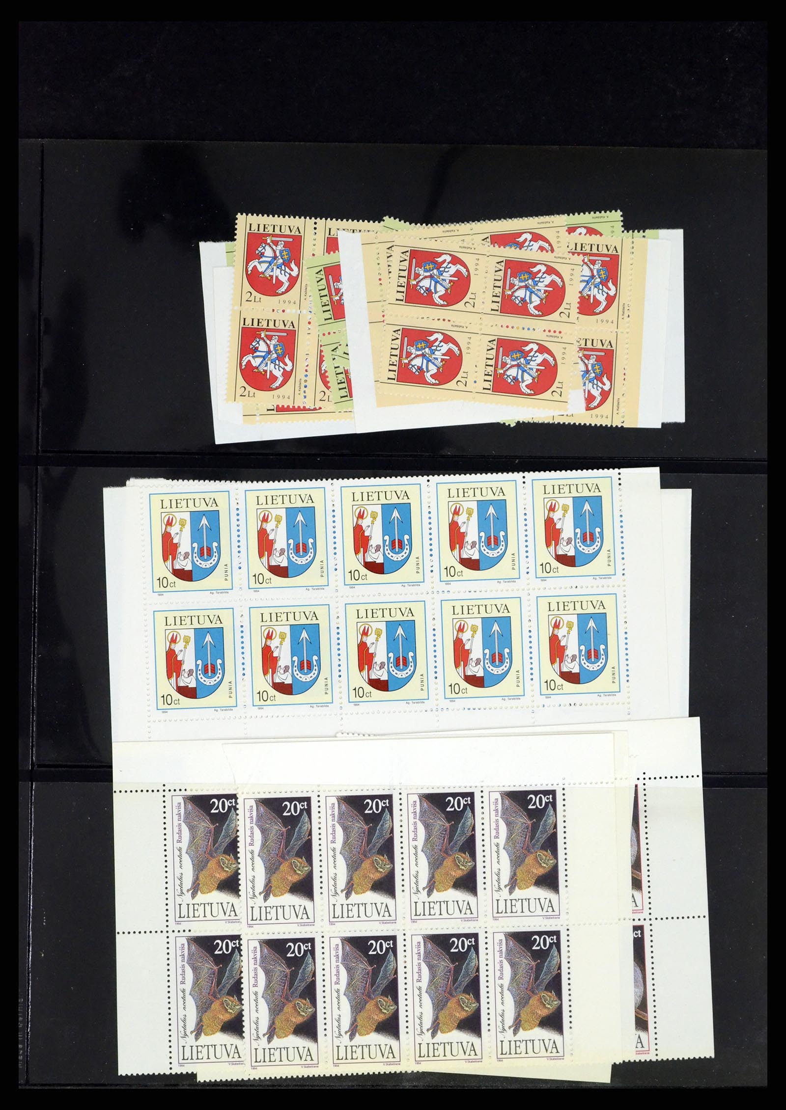37312 167 - Postzegelverzameling 37312 Letland en Litouwen 1990-2000.