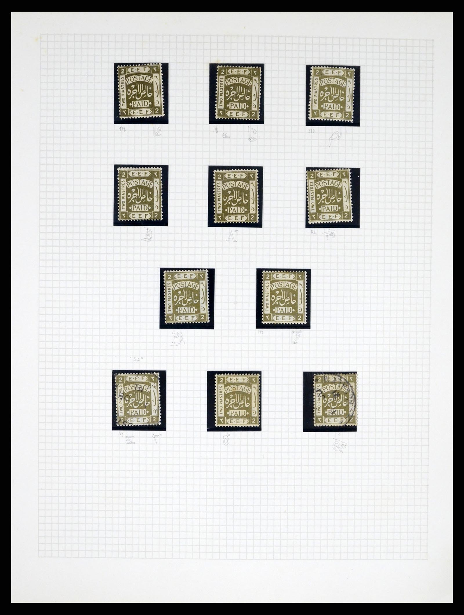 37313 006 - Stamp collection 37313 Palestine 1918-1947.