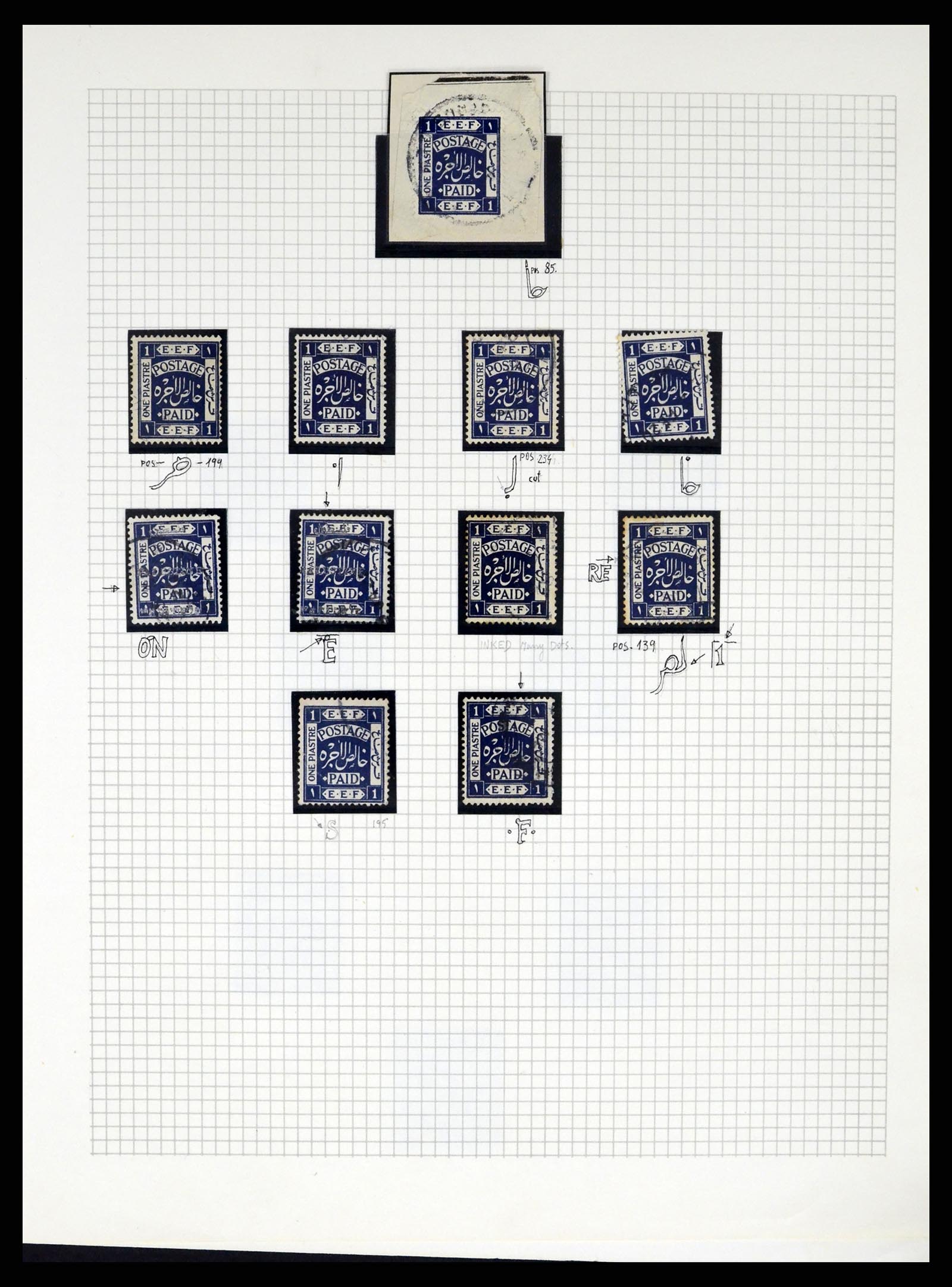 37313 013 - Stamp collection 37313 Palestine 1918-1947.