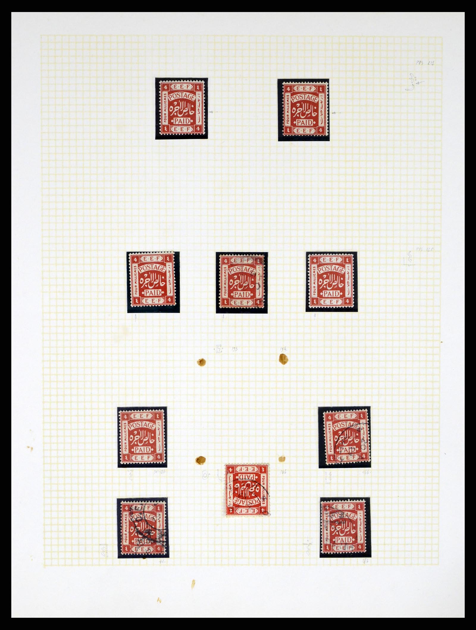 37313 023 - Postzegelverzameling 37313 Palestina 1918-1947.