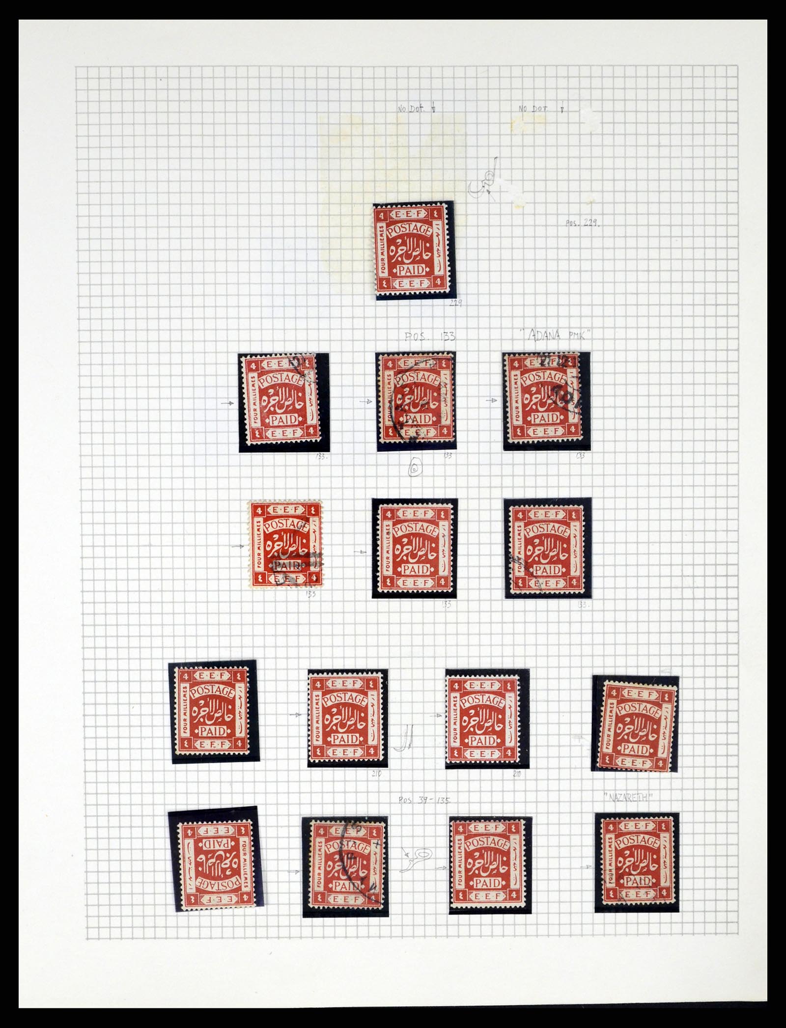 37313 024 - Postzegelverzameling 37313 Palestina 1918-1947.
