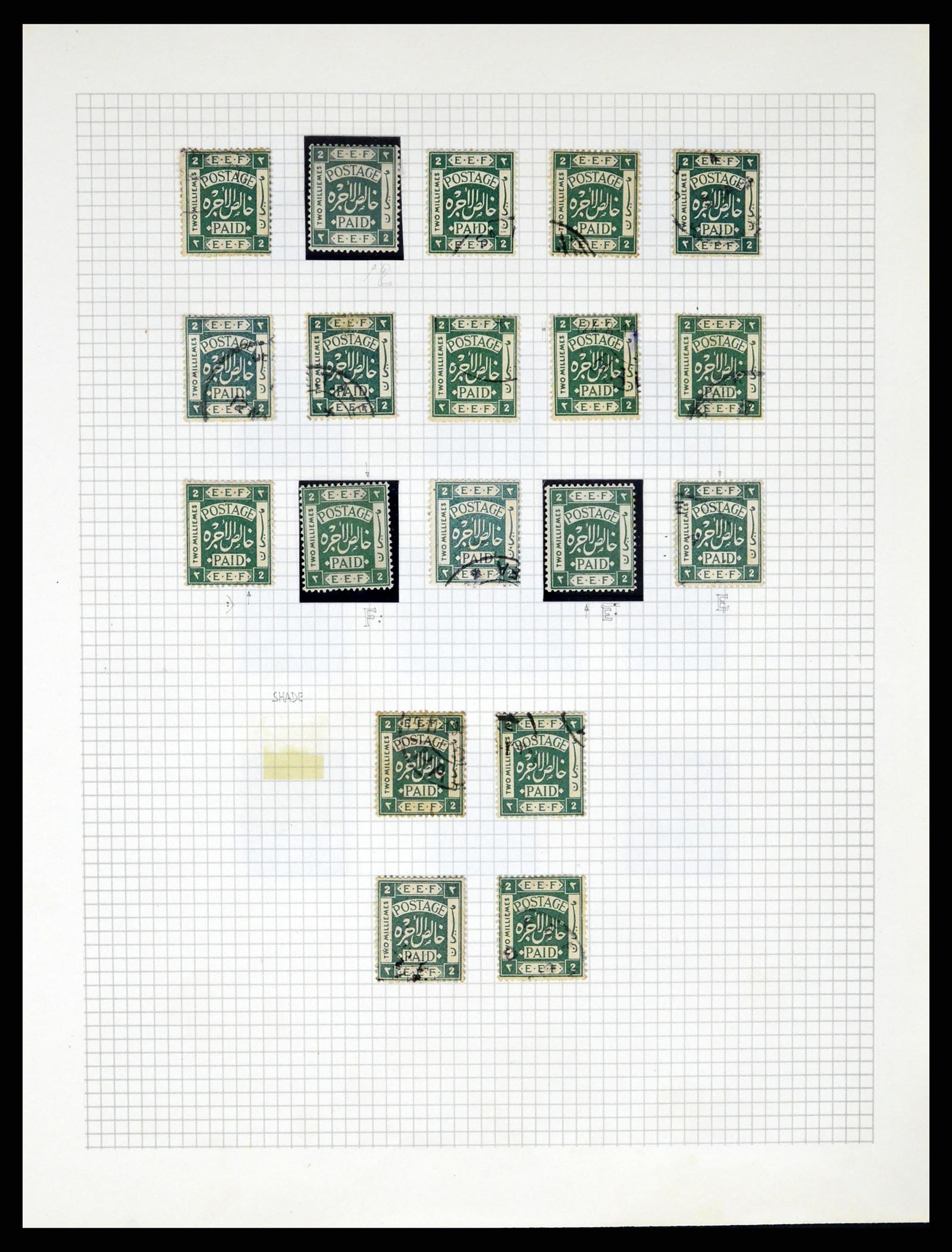 37313 028 - Postzegelverzameling 37313 Palestina 1918-1947.