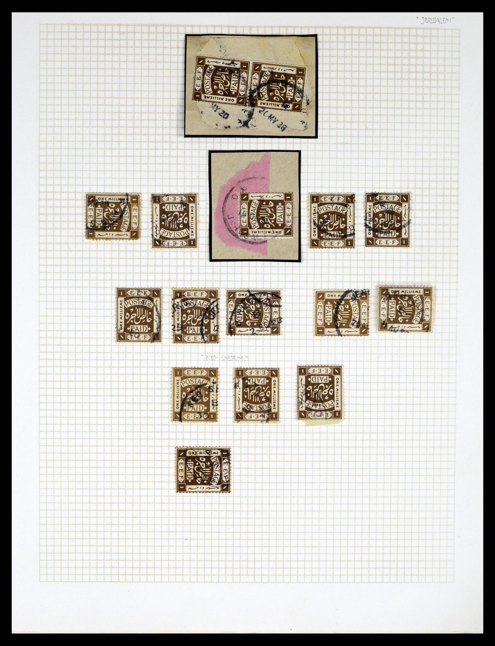 37313 031 - Postzegelverzameling 37313 Palestina 1918-1947.