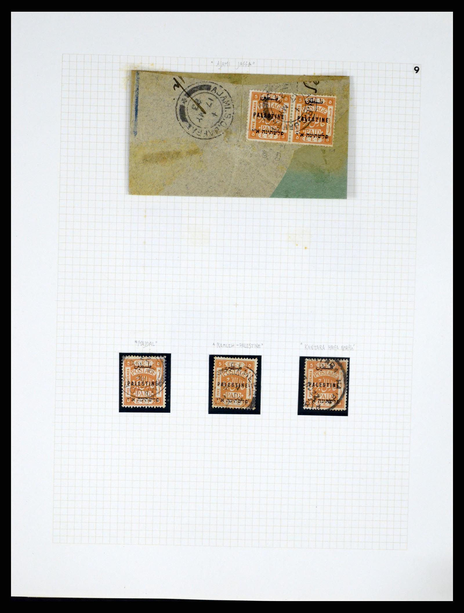 37313 040 - Postzegelverzameling 37313 Palestina 1918-1947.