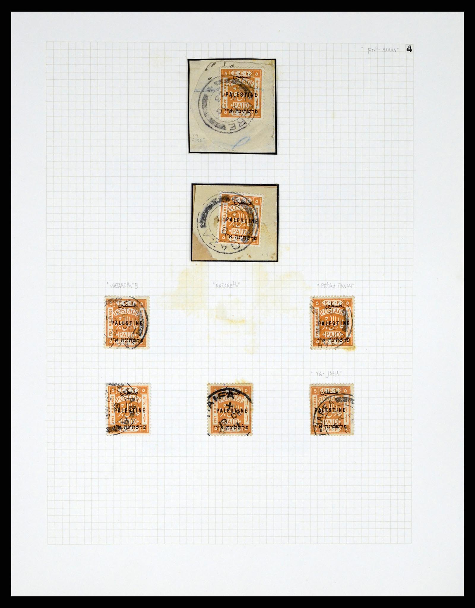 37313 044 - Postzegelverzameling 37313 Palestina 1918-1947.