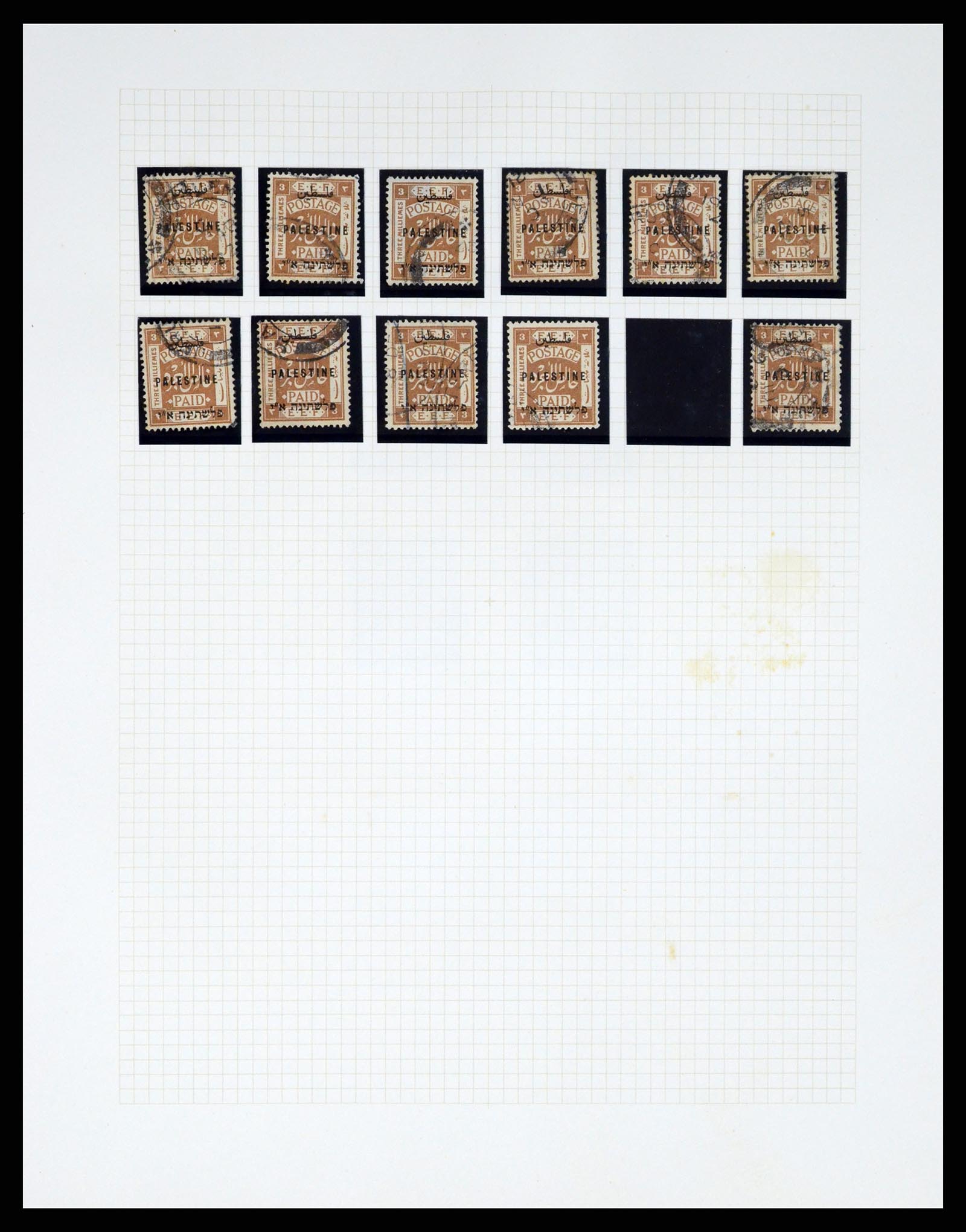 37313 052 - Postzegelverzameling 37313 Palestina 1918-1947.