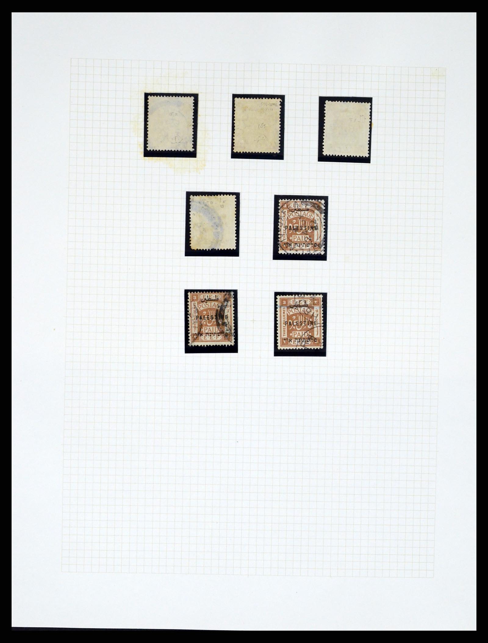 37313 053 - Postzegelverzameling 37313 Palestina 1918-1947.