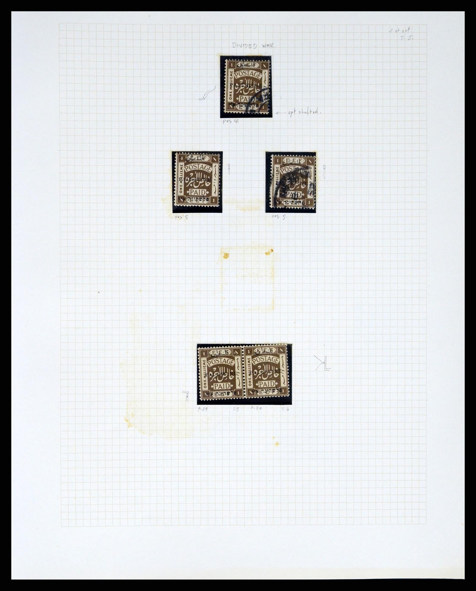 37313 065 - Postzegelverzameling 37313 Palestina 1918-1947.