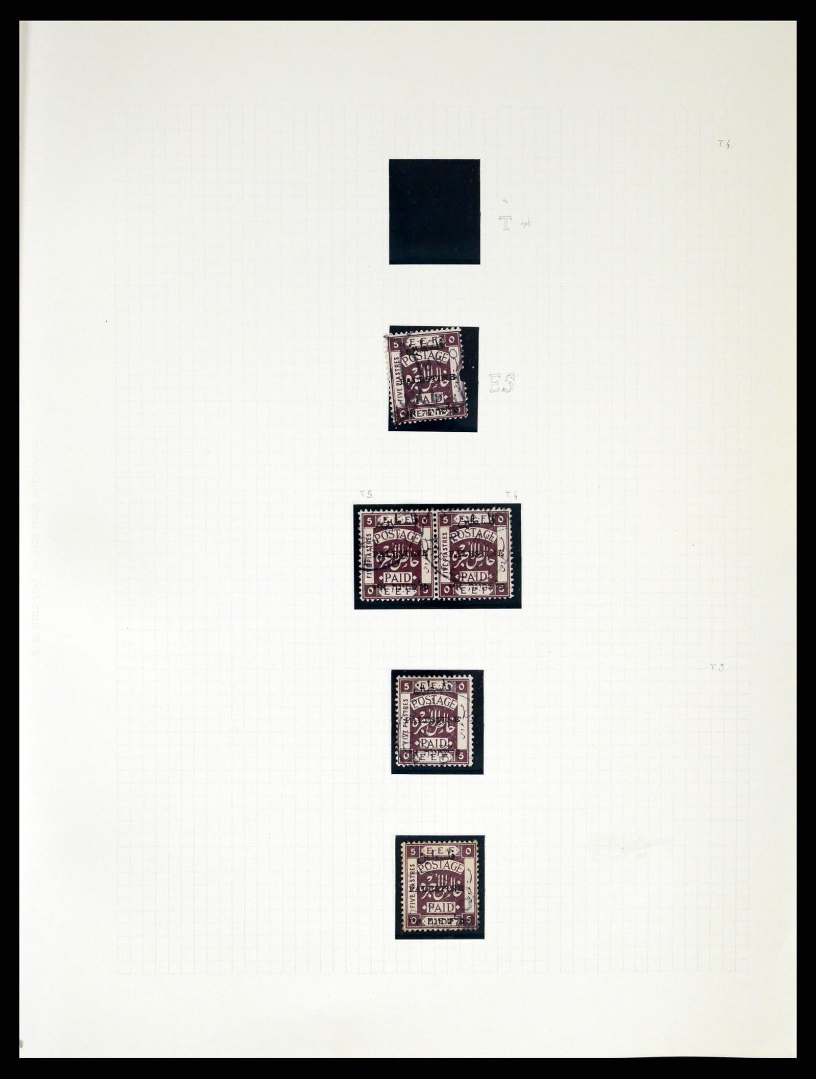 37313 070 - Postzegelverzameling 37313 Palestina 1918-1947.