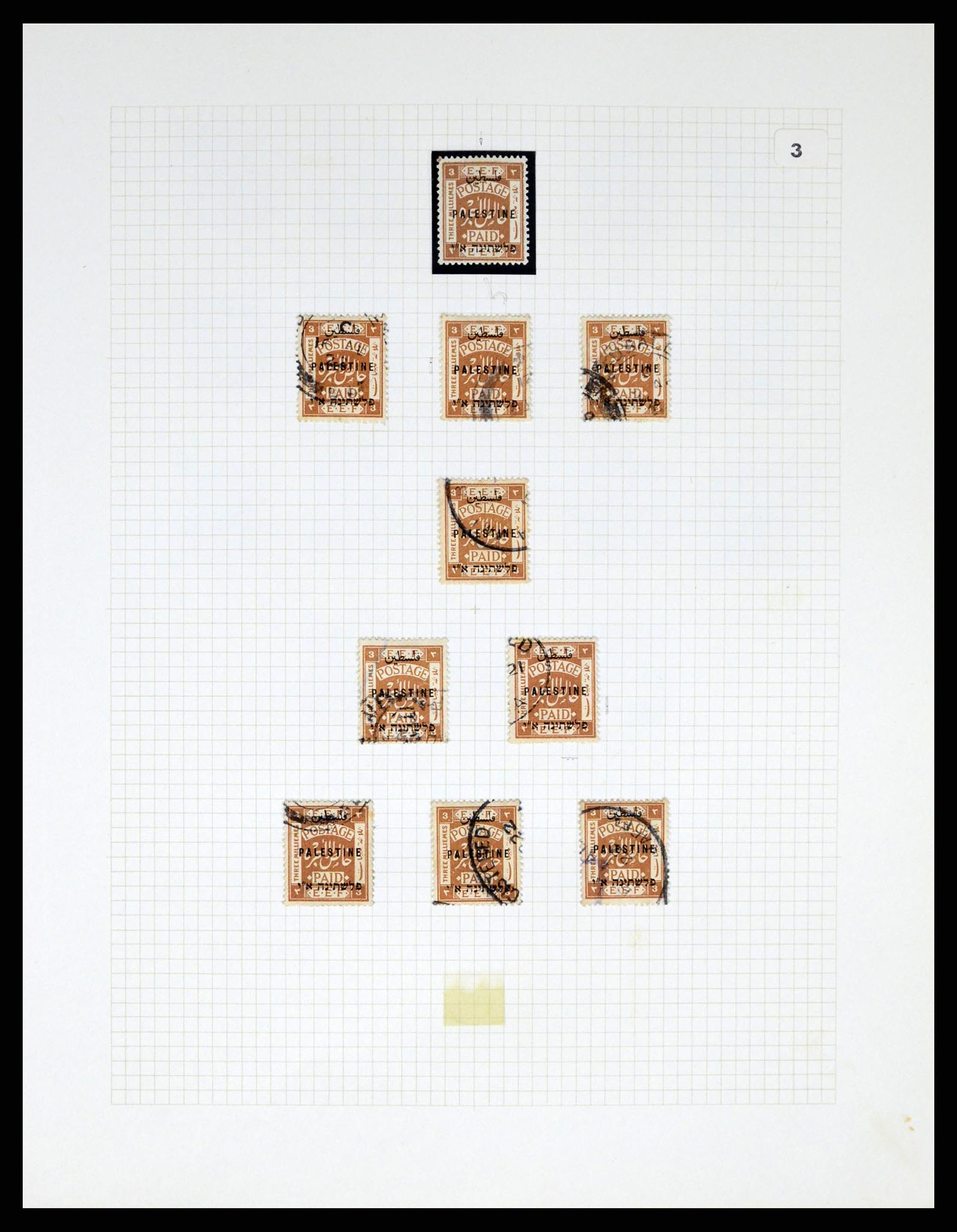 37313 096 - Postzegelverzameling 37313 Palestina 1918-1947.