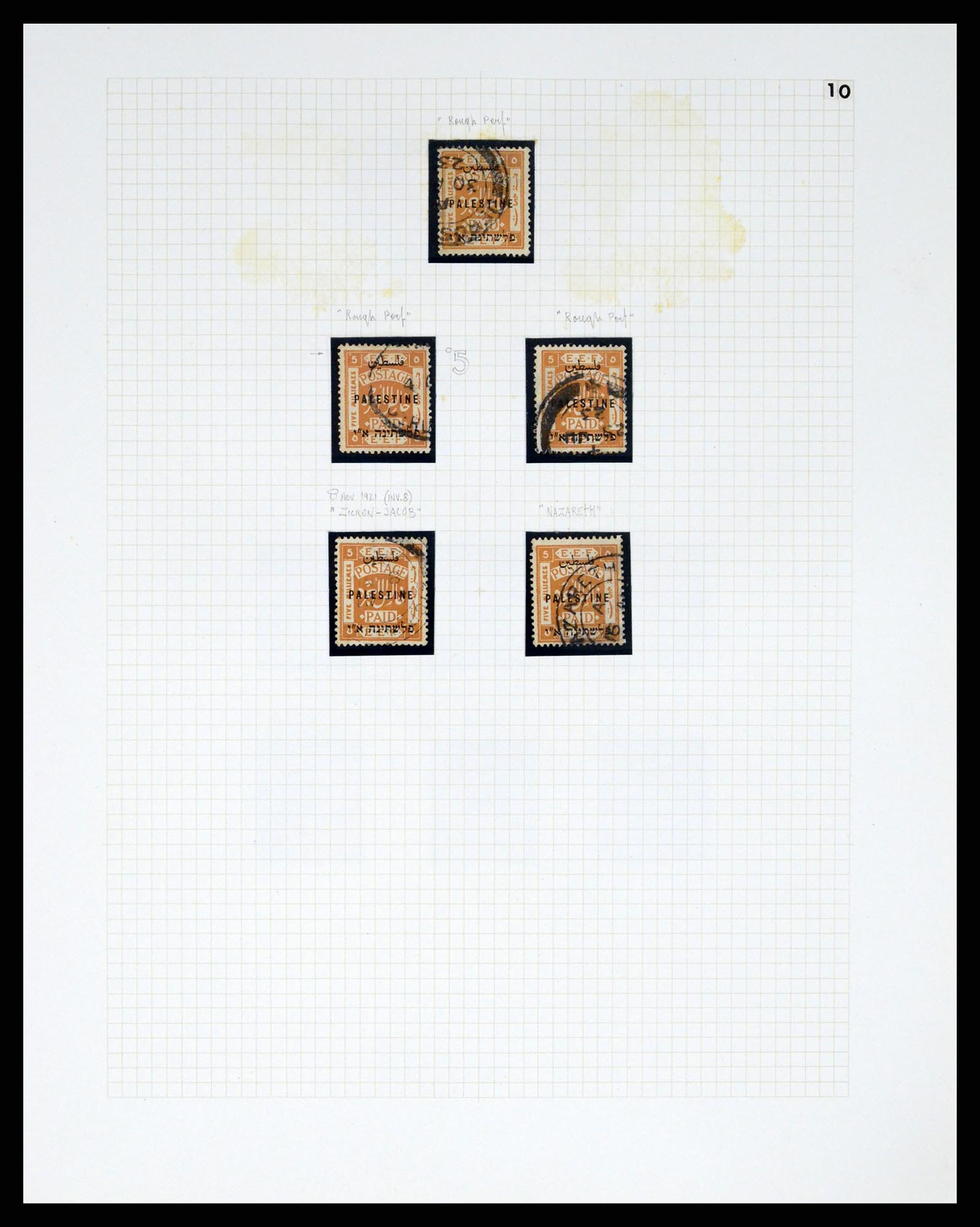 37313 128 - Postzegelverzameling 37313 Palestina 1918-1947.