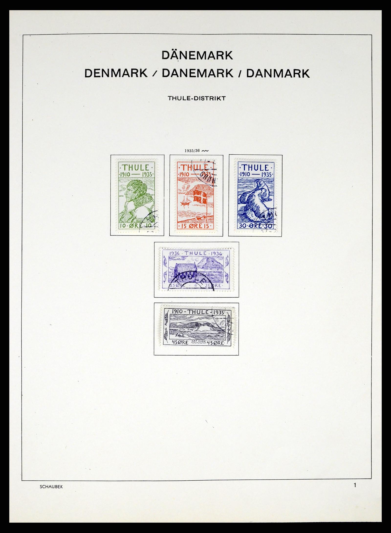37314 001 - Postzegelverzameling 37314 Groenland 1938-2010.