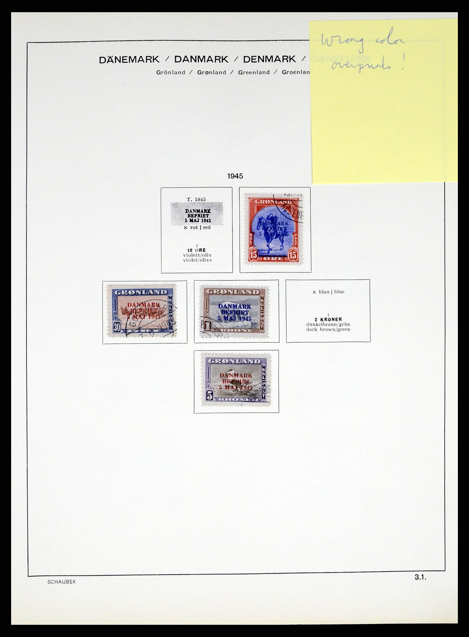 37314 005 - Postzegelverzameling 37314 Groenland 1938-2010.