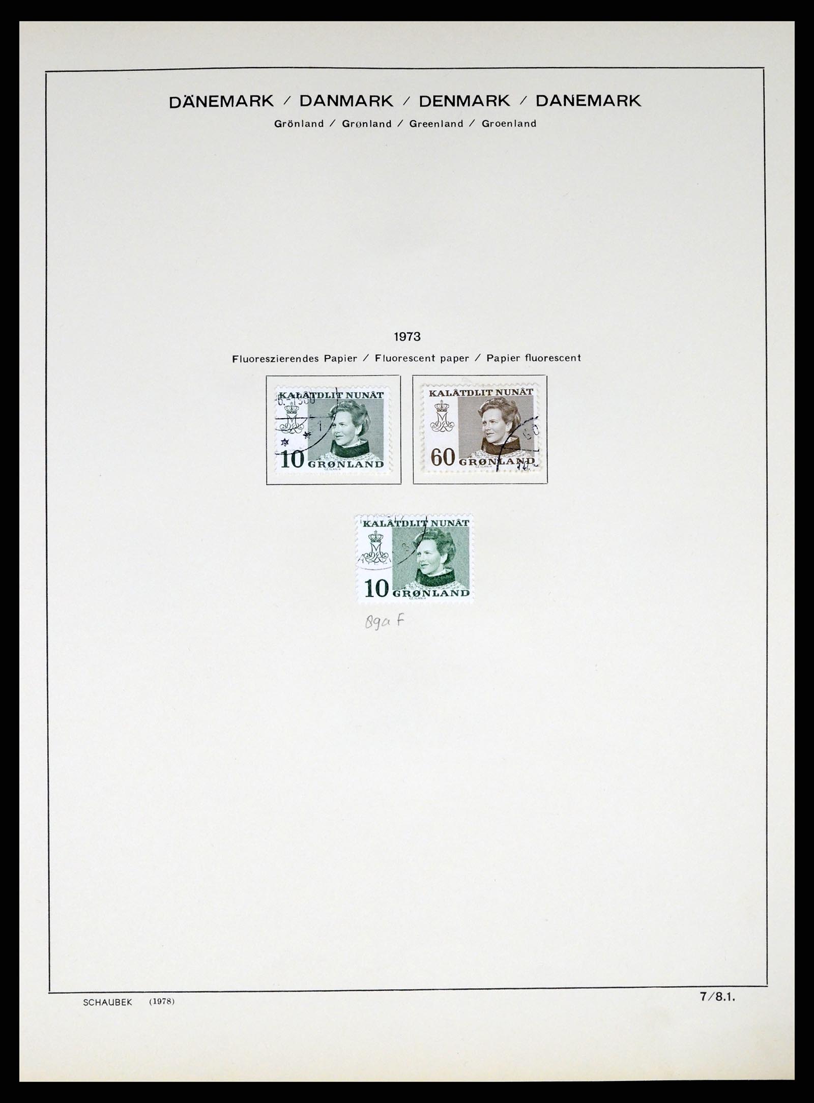 37314 010 - Postzegelverzameling 37314 Groenland 1938-2010.