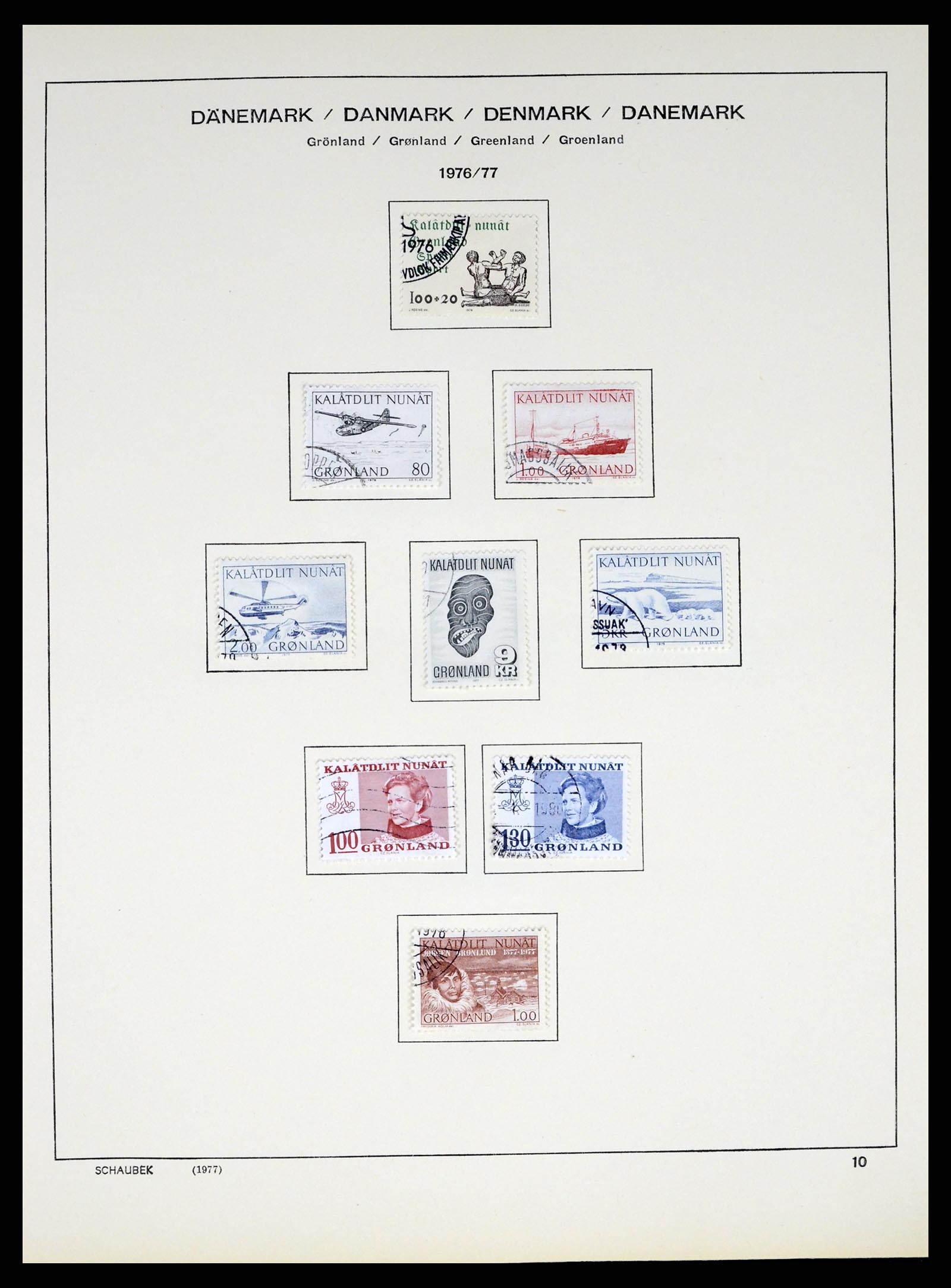 37314 012 - Postzegelverzameling 37314 Groenland 1938-2010.