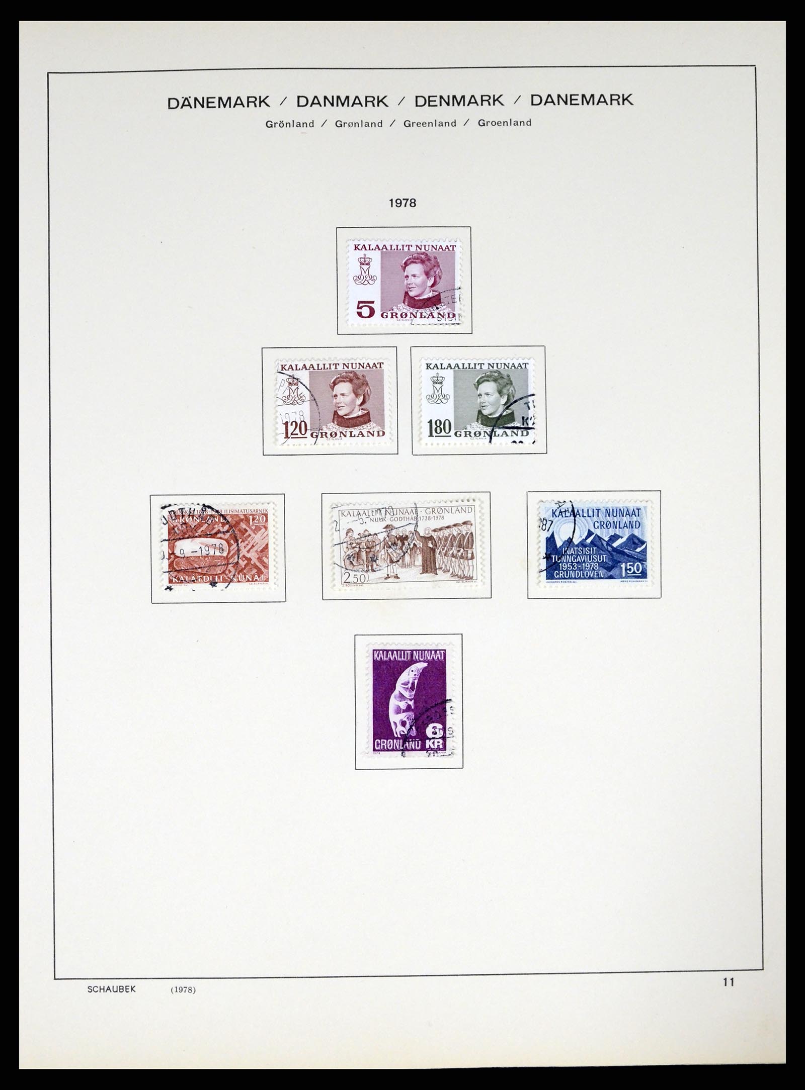 37314 013 - Postzegelverzameling 37314 Groenland 1938-2010.