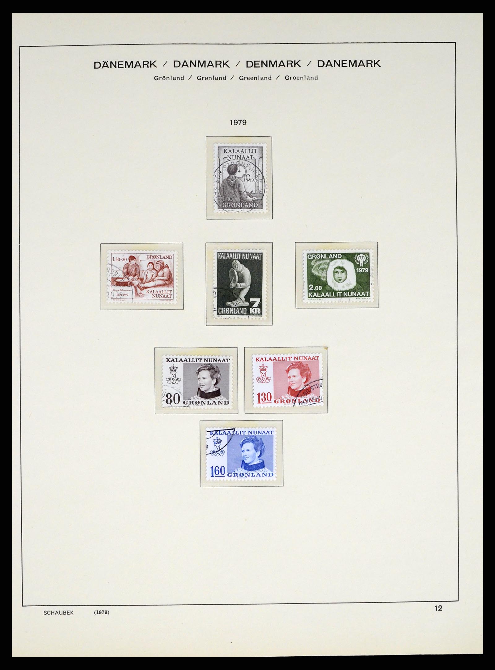 37314 014 - Postzegelverzameling 37314 Groenland 1938-2010.
