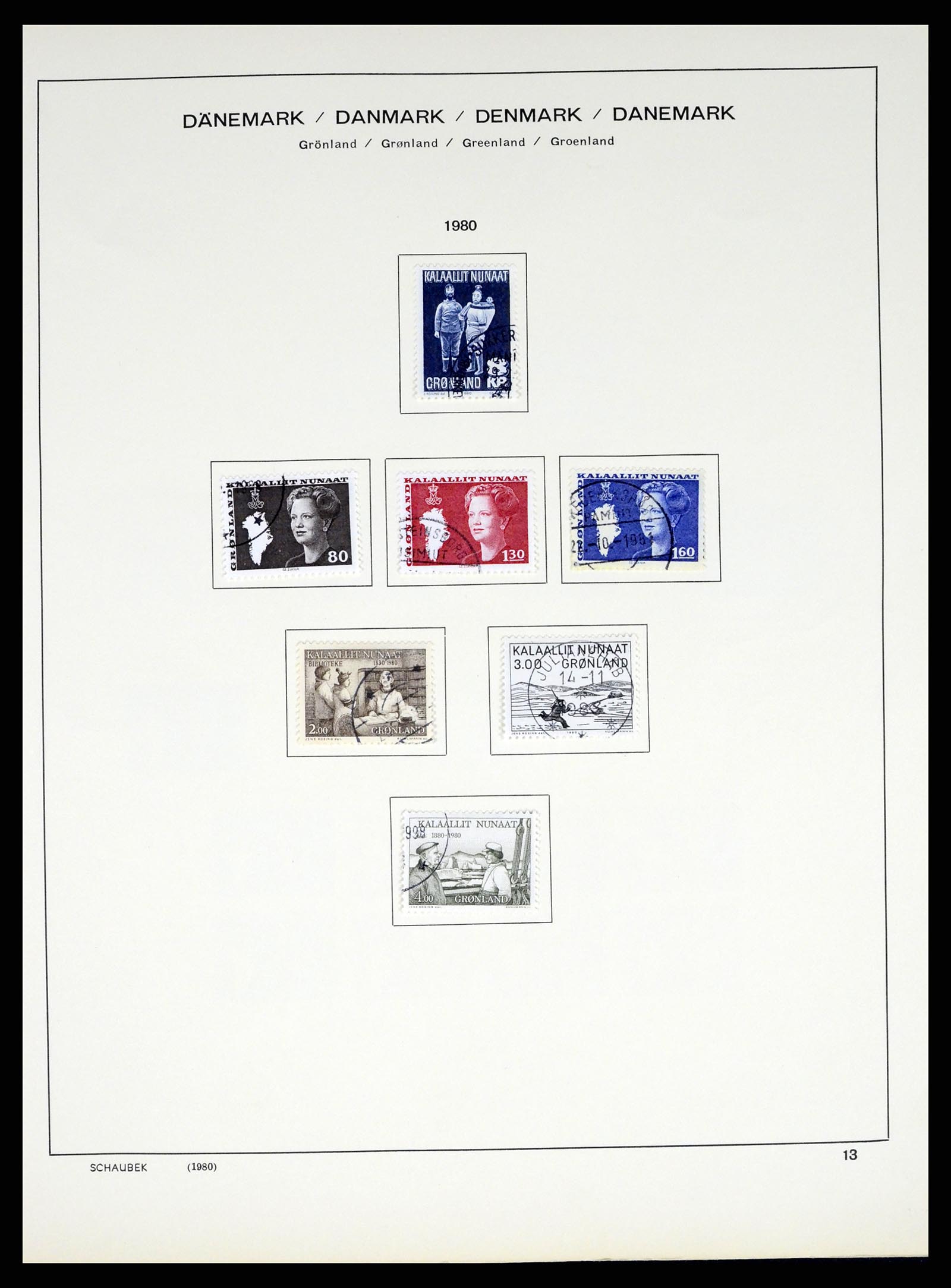 37314 015 - Postzegelverzameling 37314 Groenland 1938-2010.
