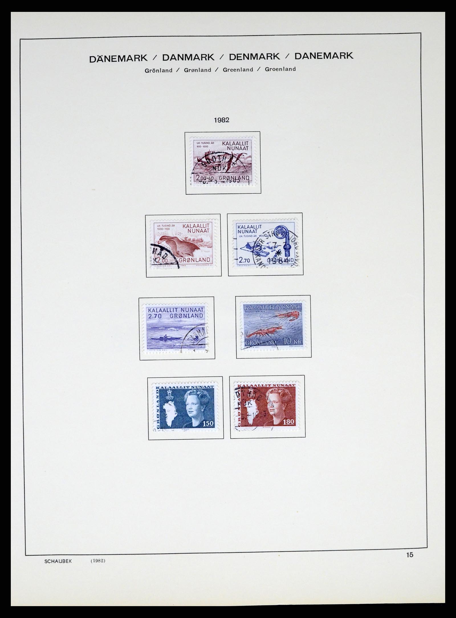 37314 017 - Postzegelverzameling 37314 Groenland 1938-2010.