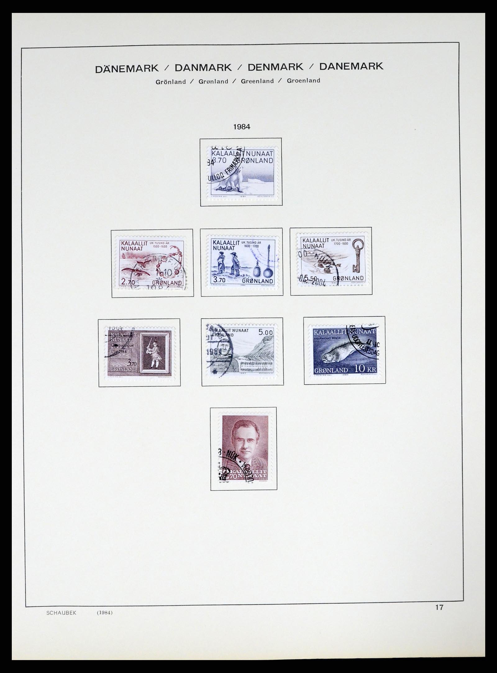 37314 019 - Postzegelverzameling 37314 Groenland 1938-2010.