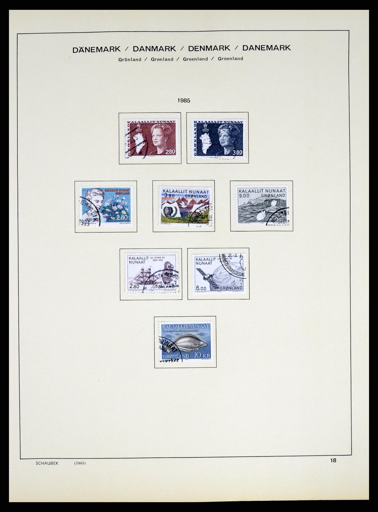 37314 020 - Postzegelverzameling 37314 Groenland 1938-2010.