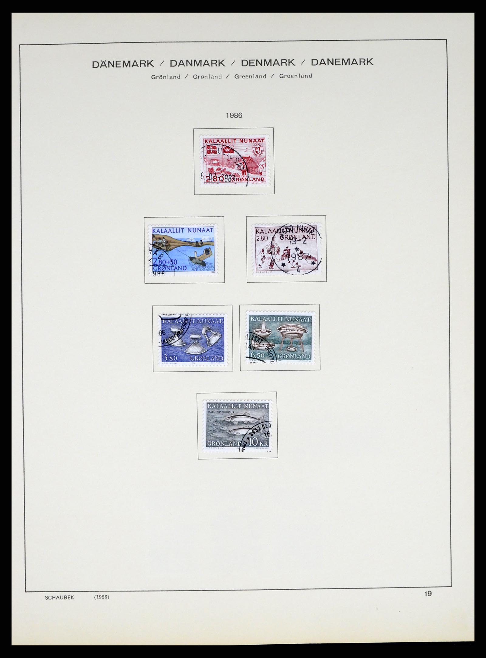 37314 021 - Postzegelverzameling 37314 Groenland 1938-2010.