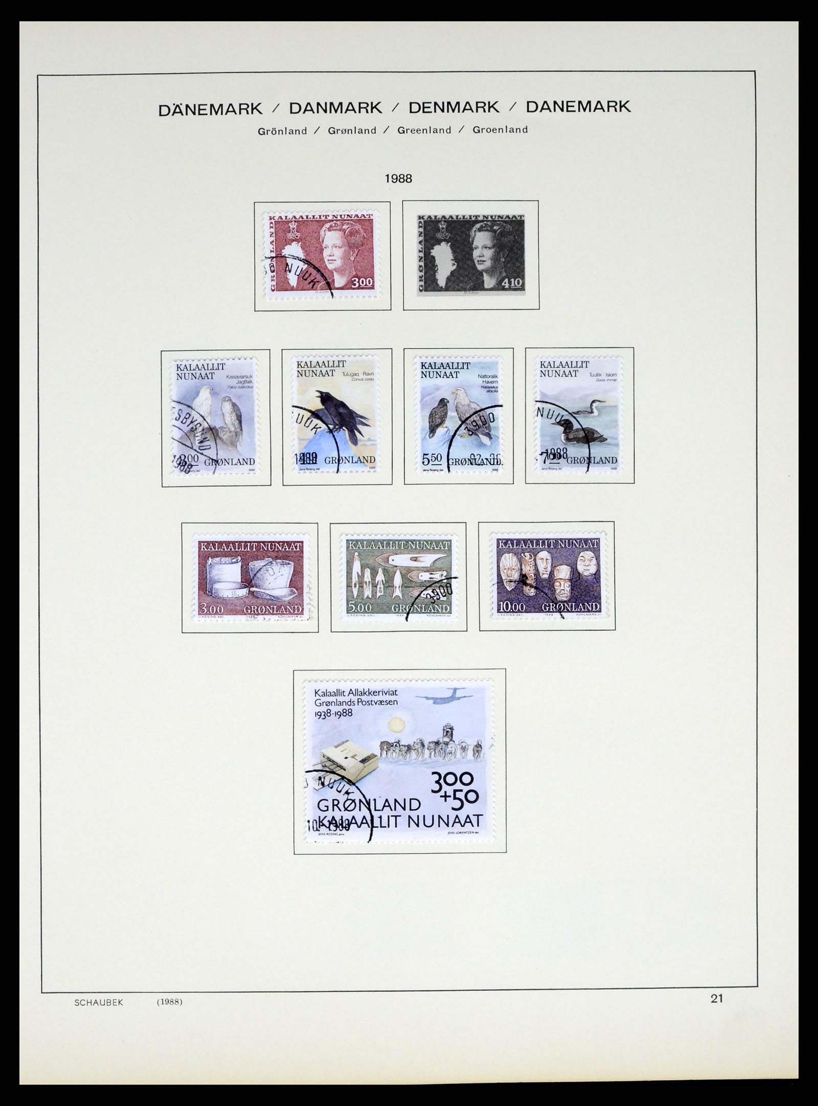 37314 023 - Postzegelverzameling 37314 Groenland 1938-2010.