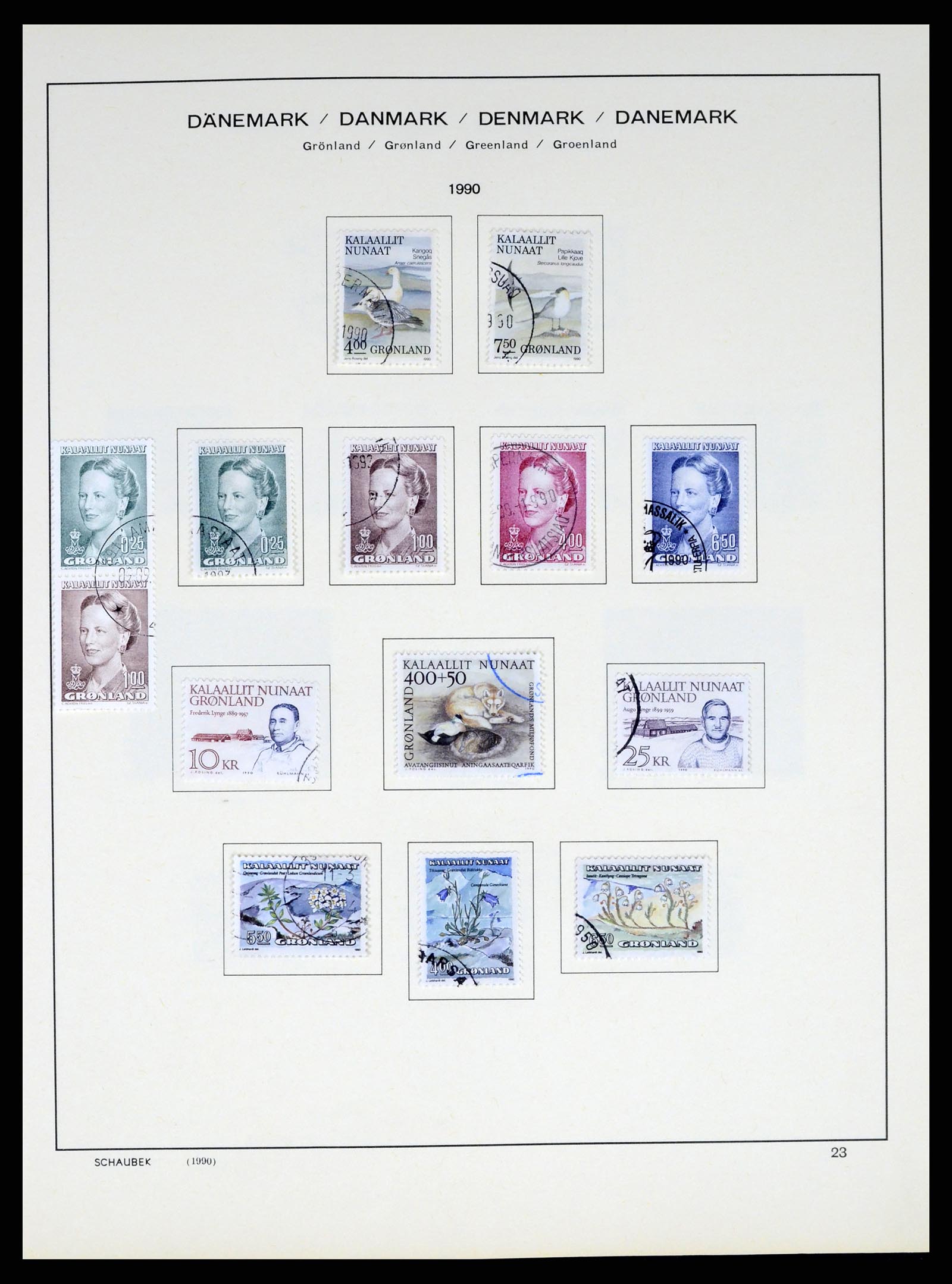 37314 025 - Postzegelverzameling 37314 Groenland 1938-2010.