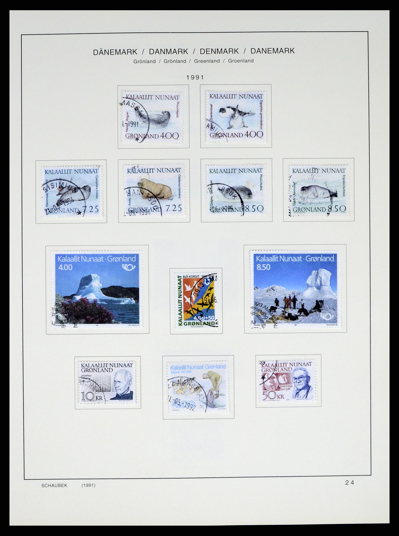 37314 026 - Postzegelverzameling 37314 Groenland 1938-2010.