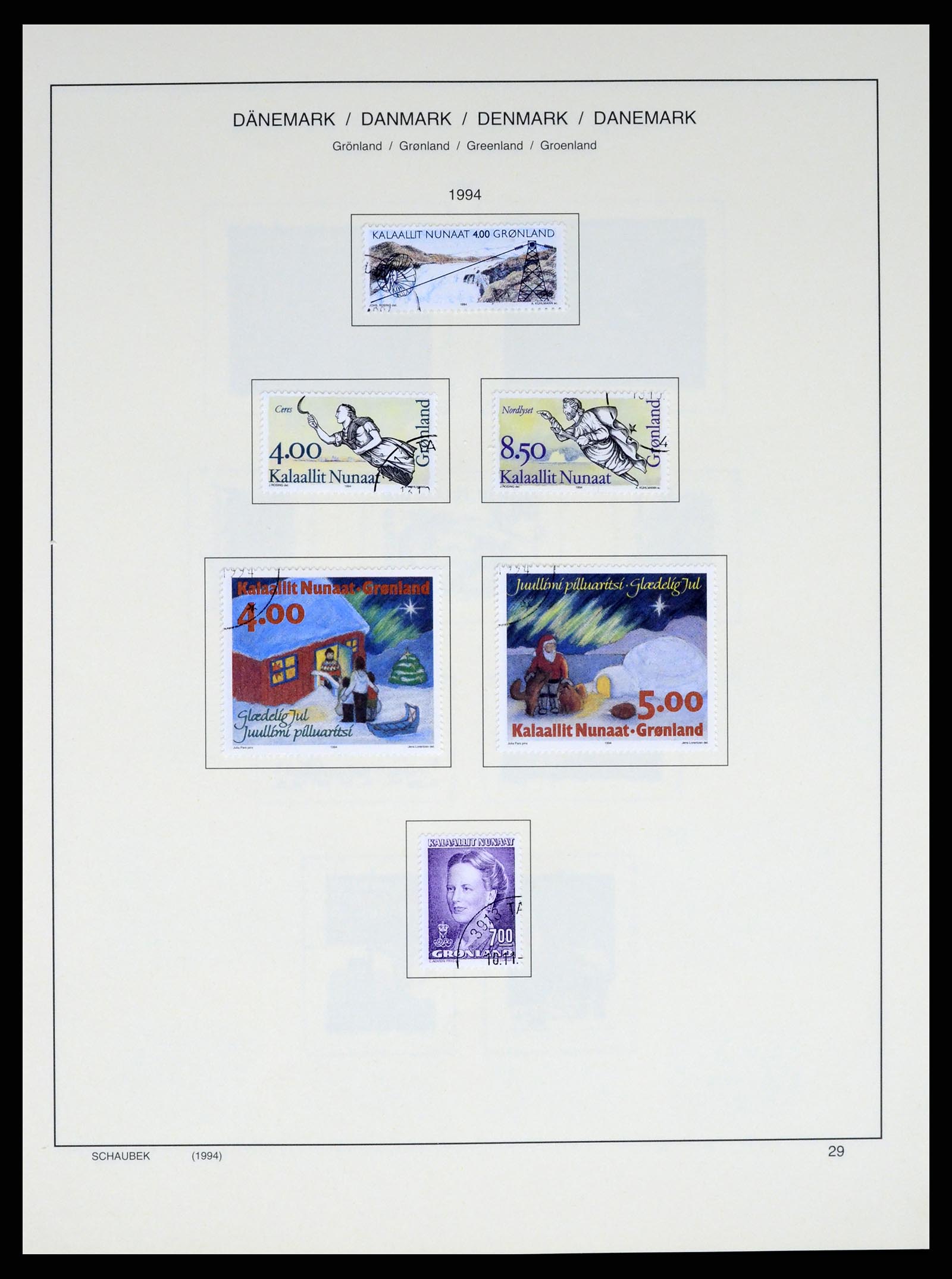 37314 031 - Postzegelverzameling 37314 Groenland 1938-2010.