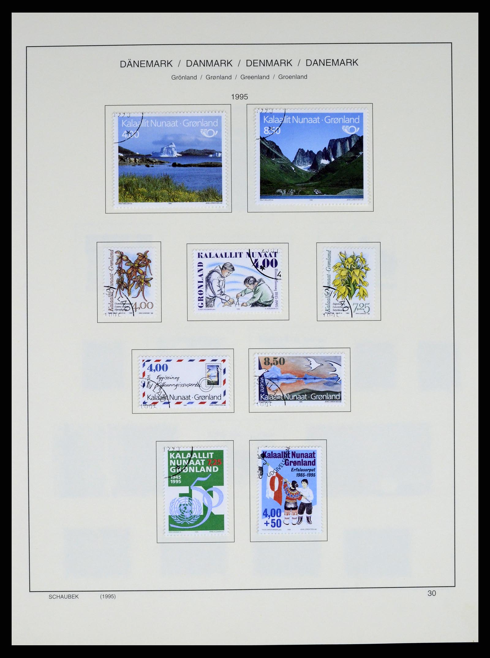 37314 032 - Postzegelverzameling 37314 Groenland 1938-2010.