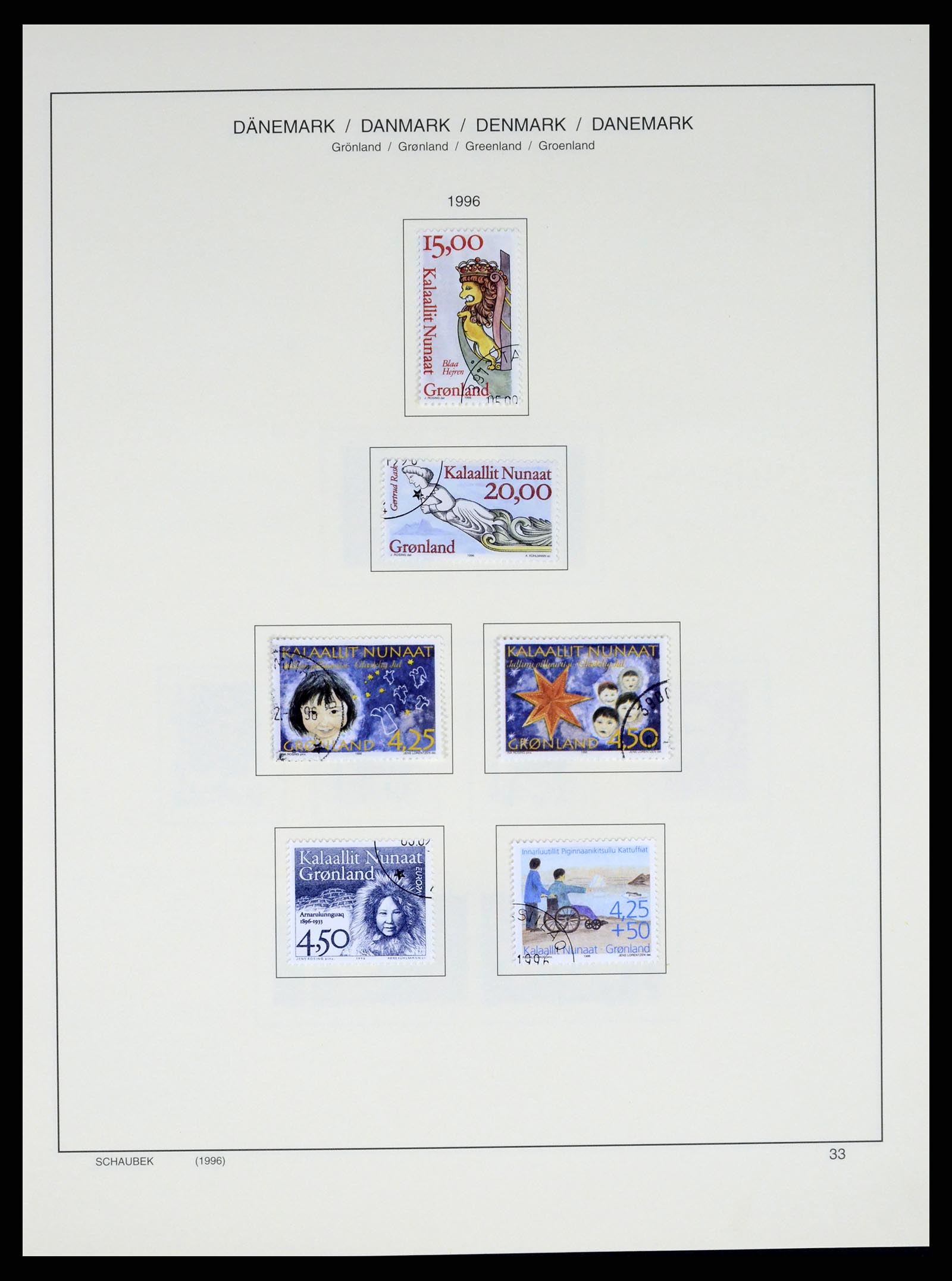 37314 035 - Postzegelverzameling 37314 Groenland 1938-2010.