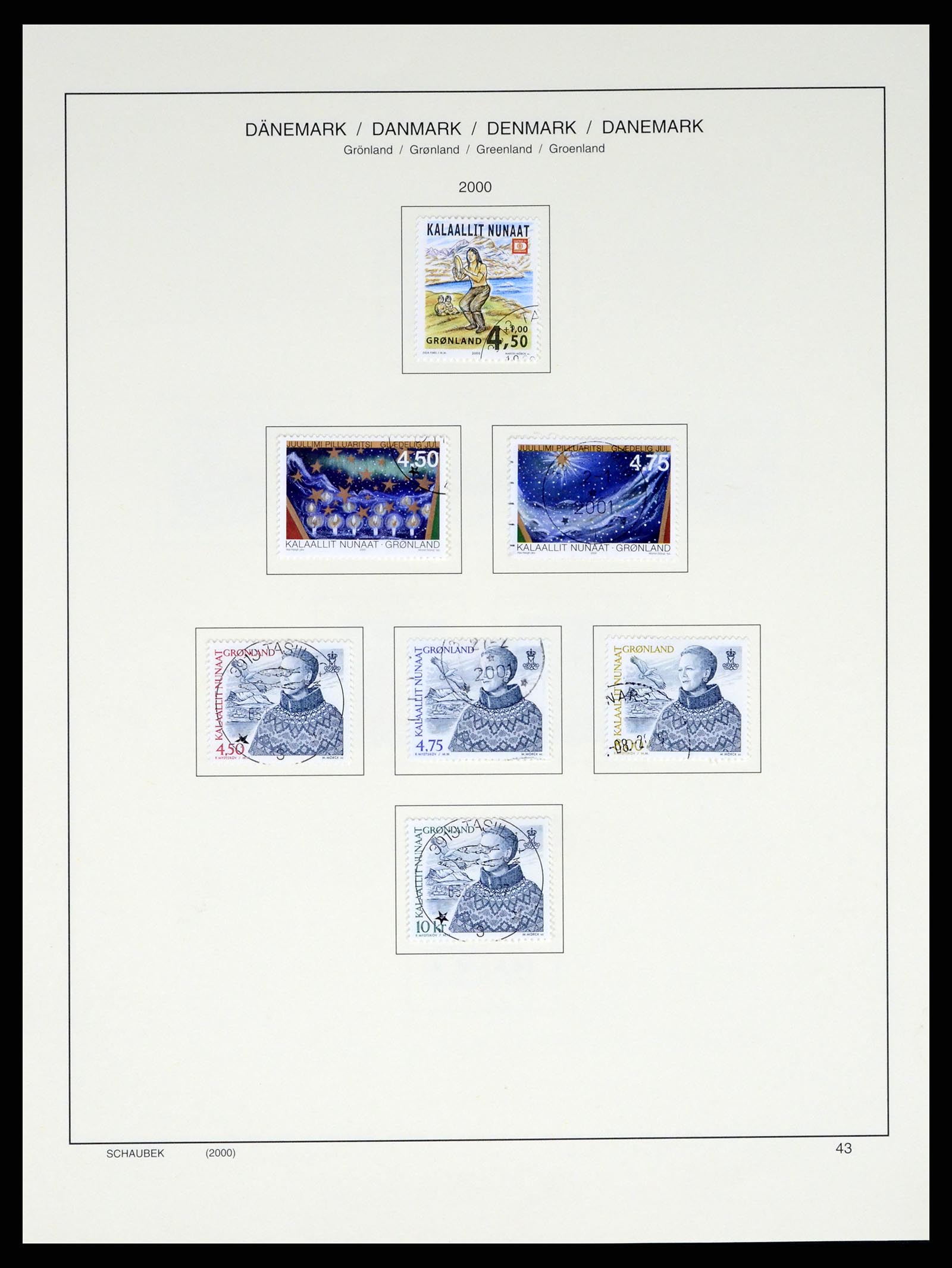 37314 047 - Postzegelverzameling 37314 Groenland 1938-2010.