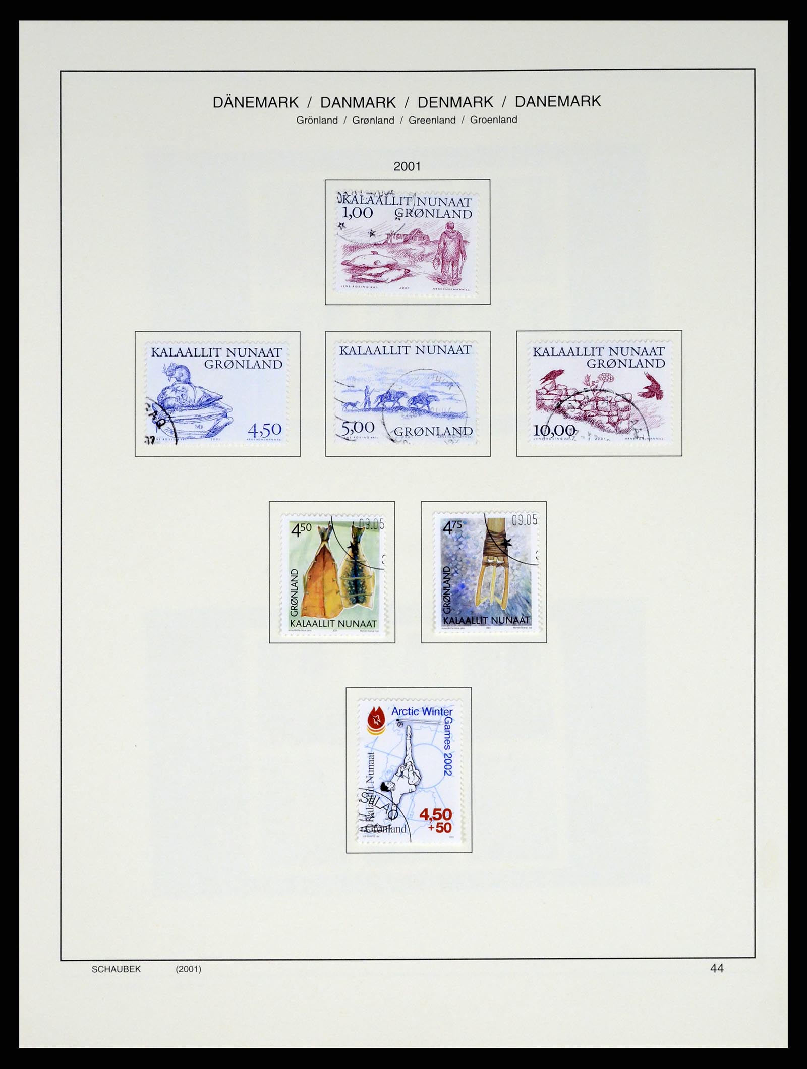 37314 048 - Postzegelverzameling 37314 Groenland 1938-2010.