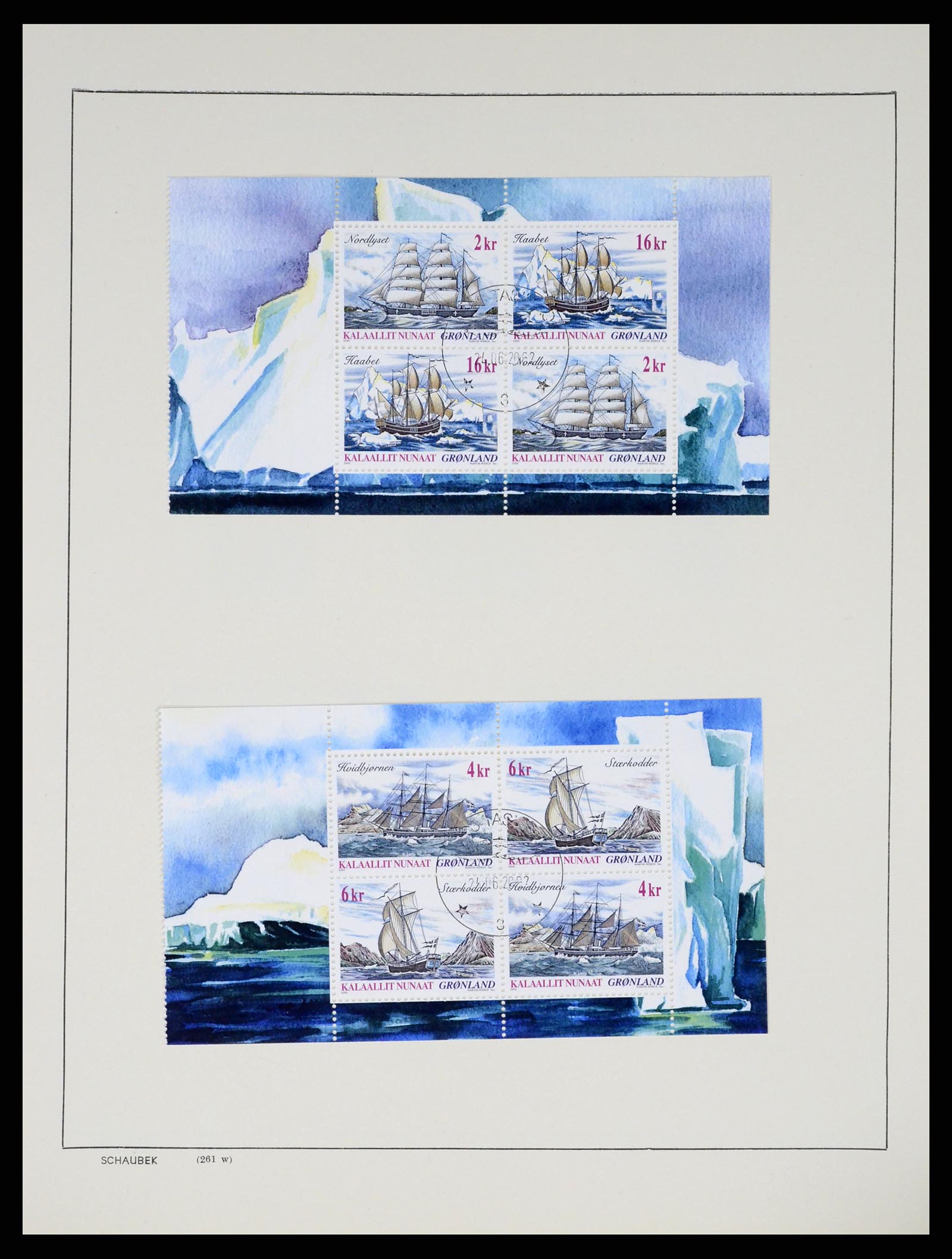37314 052 - Postzegelverzameling 37314 Groenland 1938-2010.