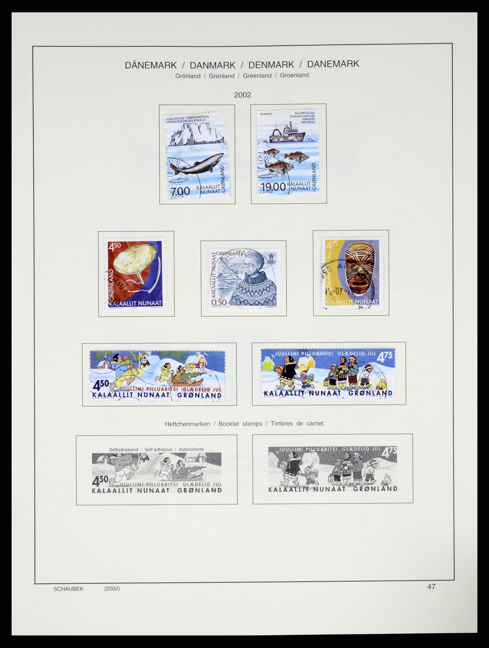 37314 053 - Postzegelverzameling 37314 Groenland 1938-2010.