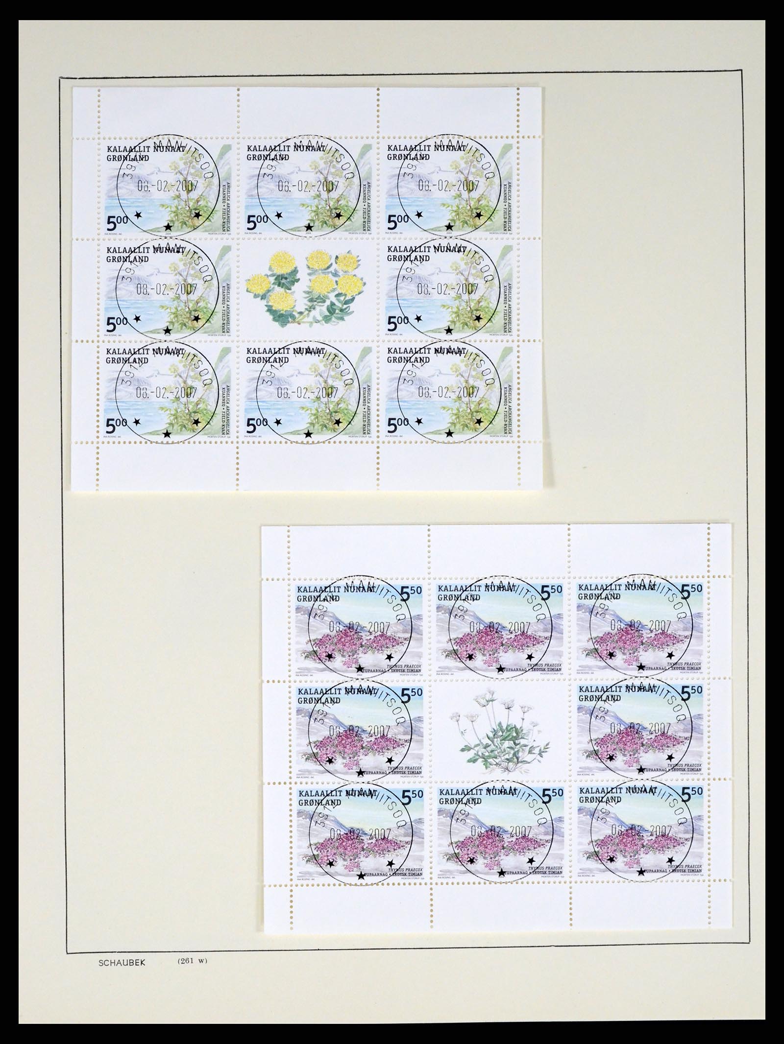 37314 058 - Postzegelverzameling 37314 Groenland 1938-2010.
