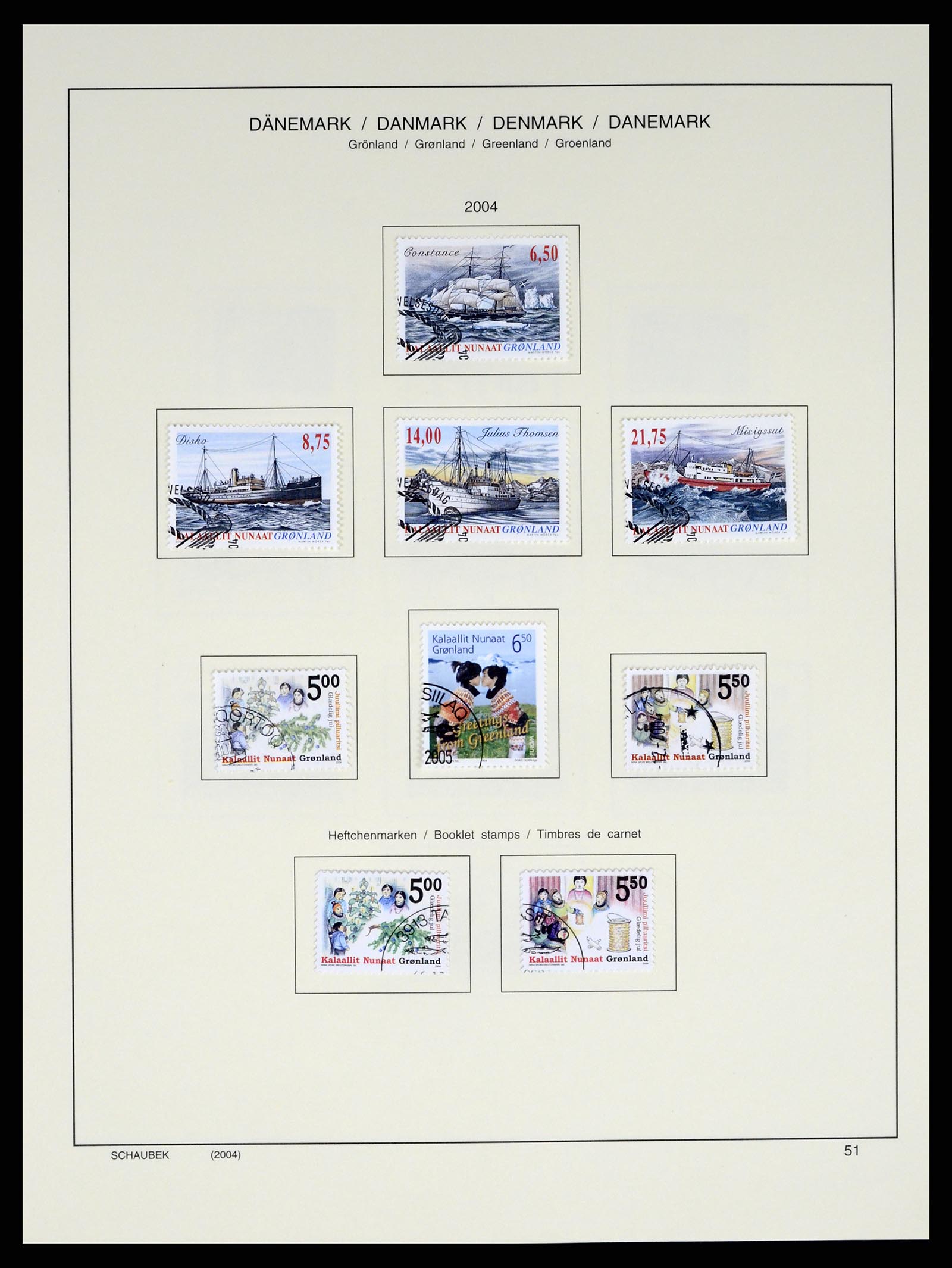 37314 059 - Postzegelverzameling 37314 Groenland 1938-2010.