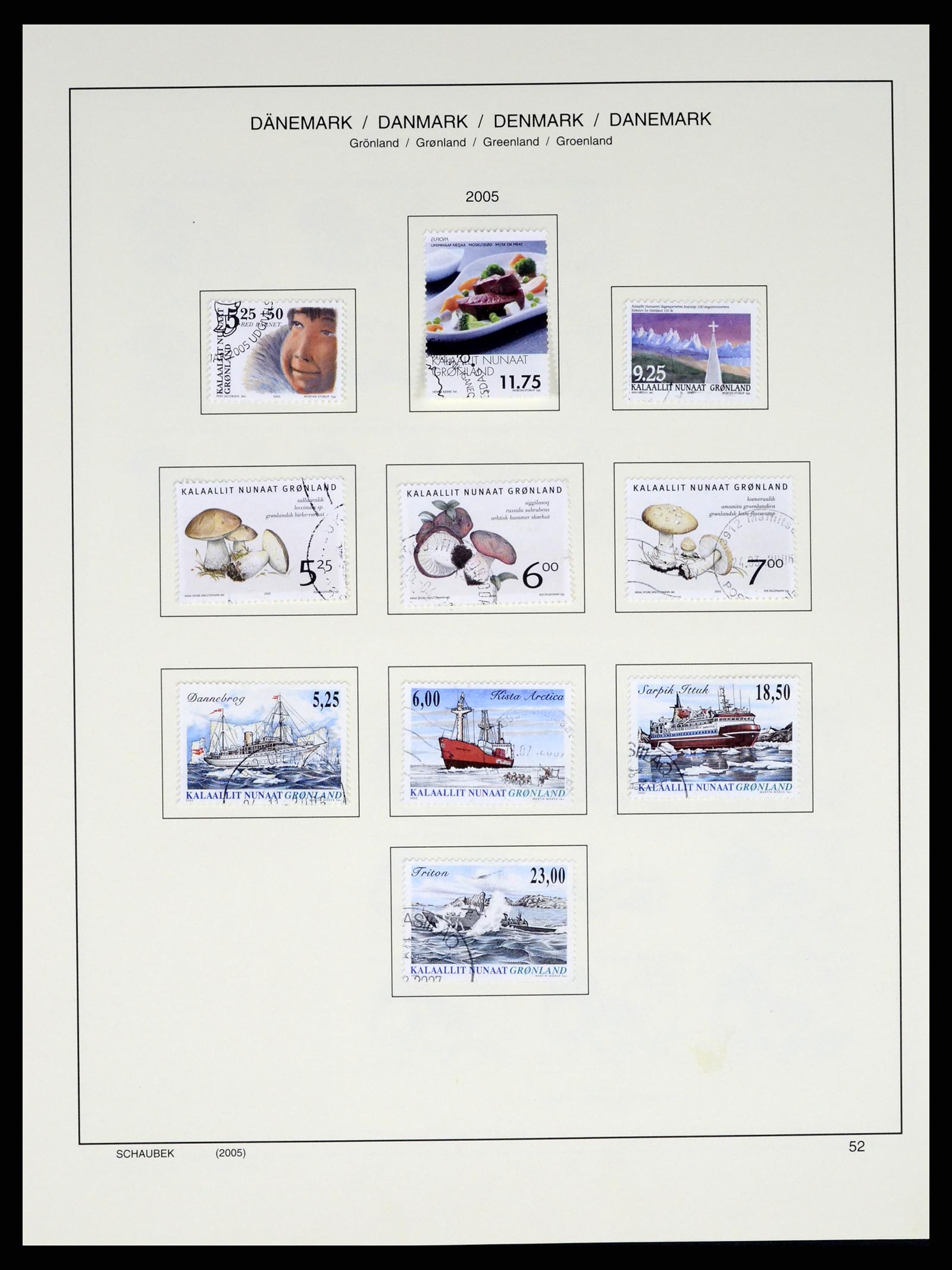 37314 060 - Postzegelverzameling 37314 Groenland 1938-2010.