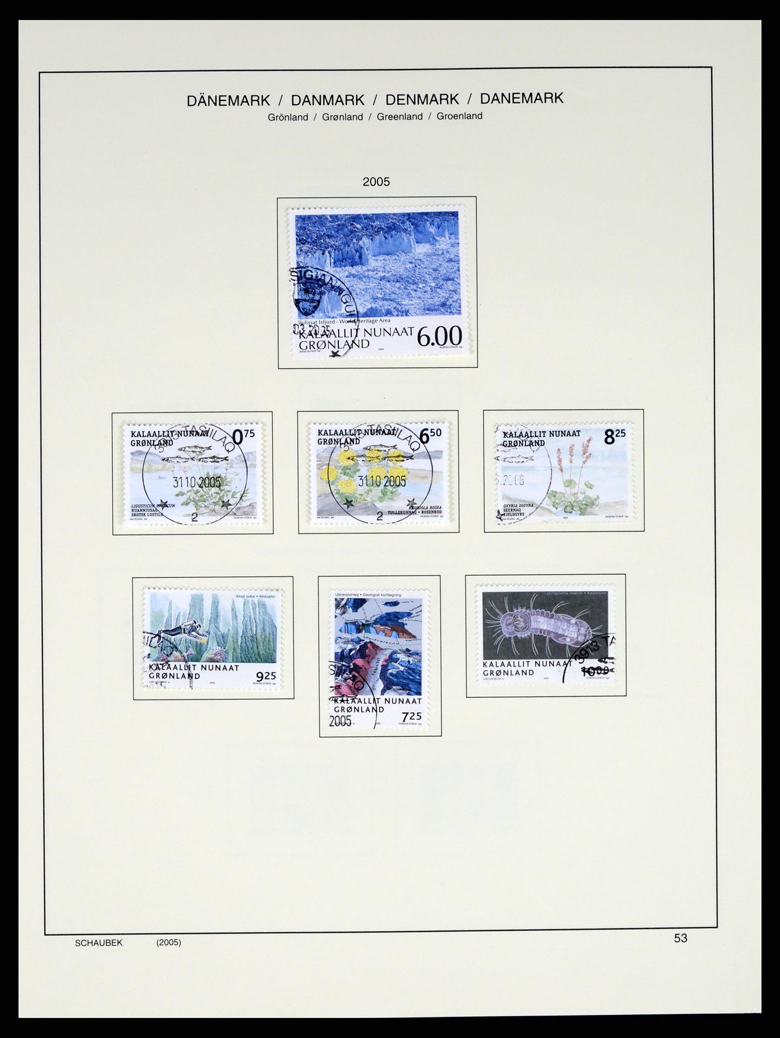 37314 062 - Postzegelverzameling 37314 Groenland 1938-2010.