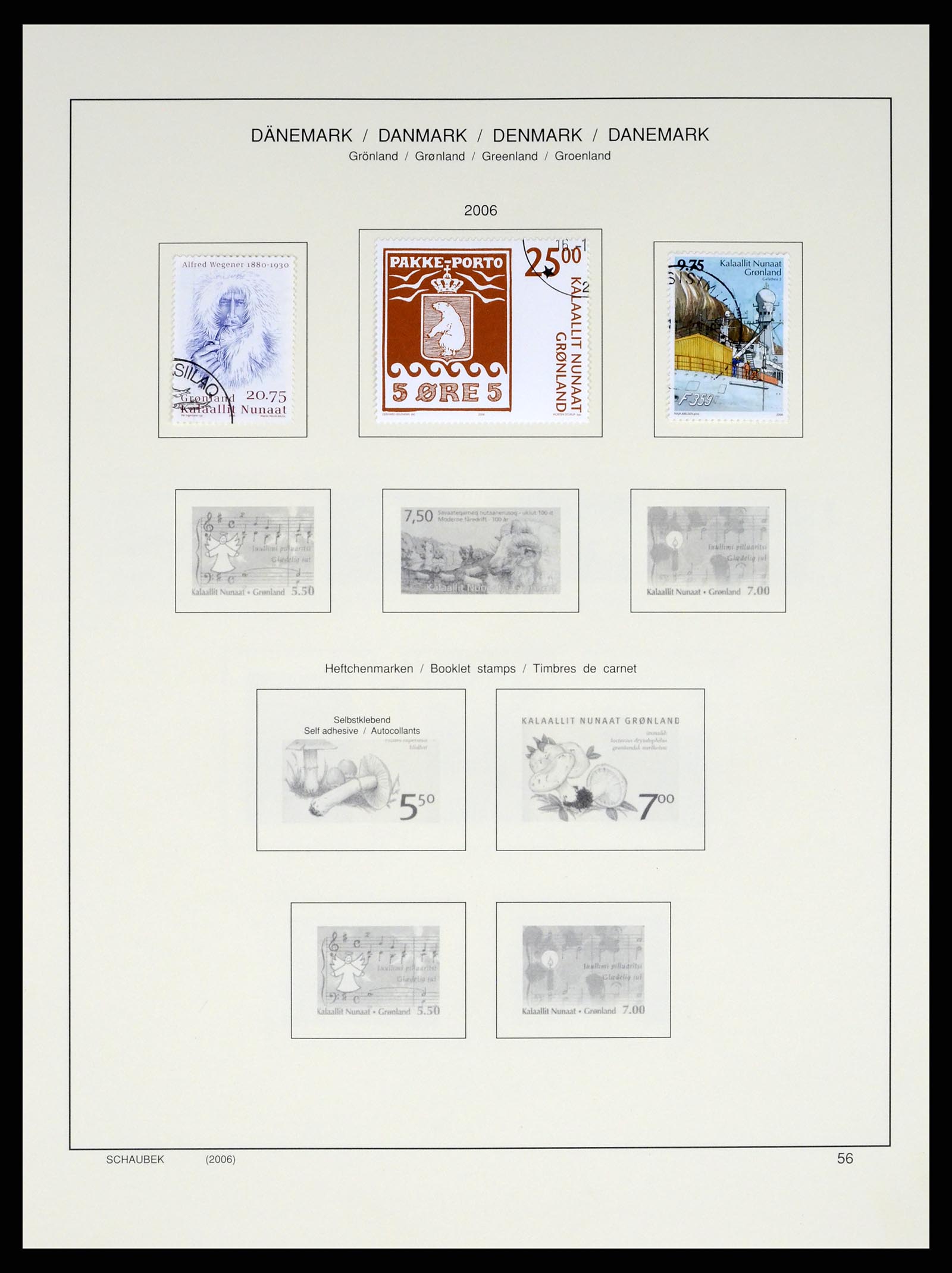 37314 065 - Postzegelverzameling 37314 Groenland 1938-2010.