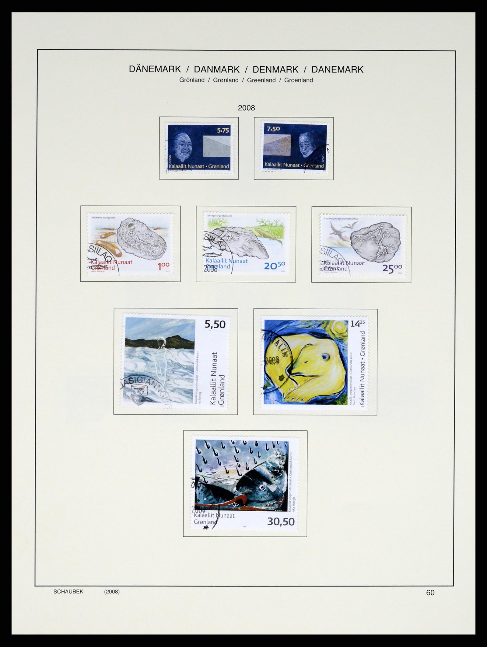 37314 069 - Postzegelverzameling 37314 Groenland 1938-2010.